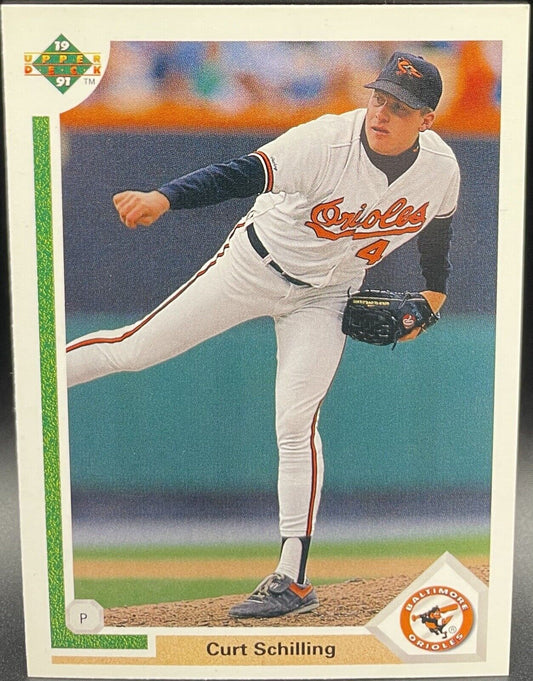 1990 Upper Deck Curt Schilling #528 Baltimore Orioles 🔥