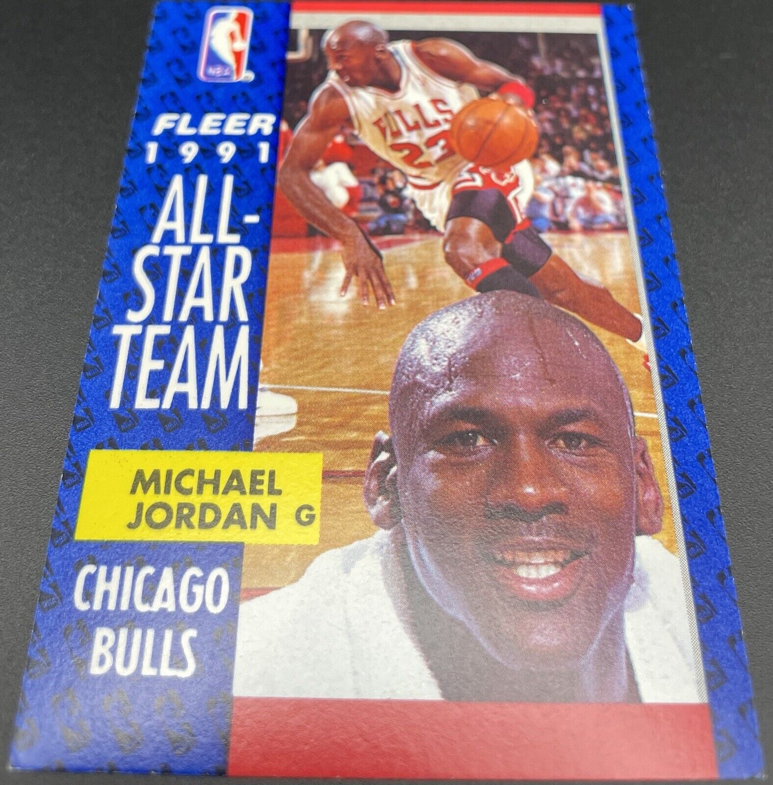 1991-92 FLEER MICHAEL JORDAN ALL-STAR TEAM #211 CHICAGO BULLS 