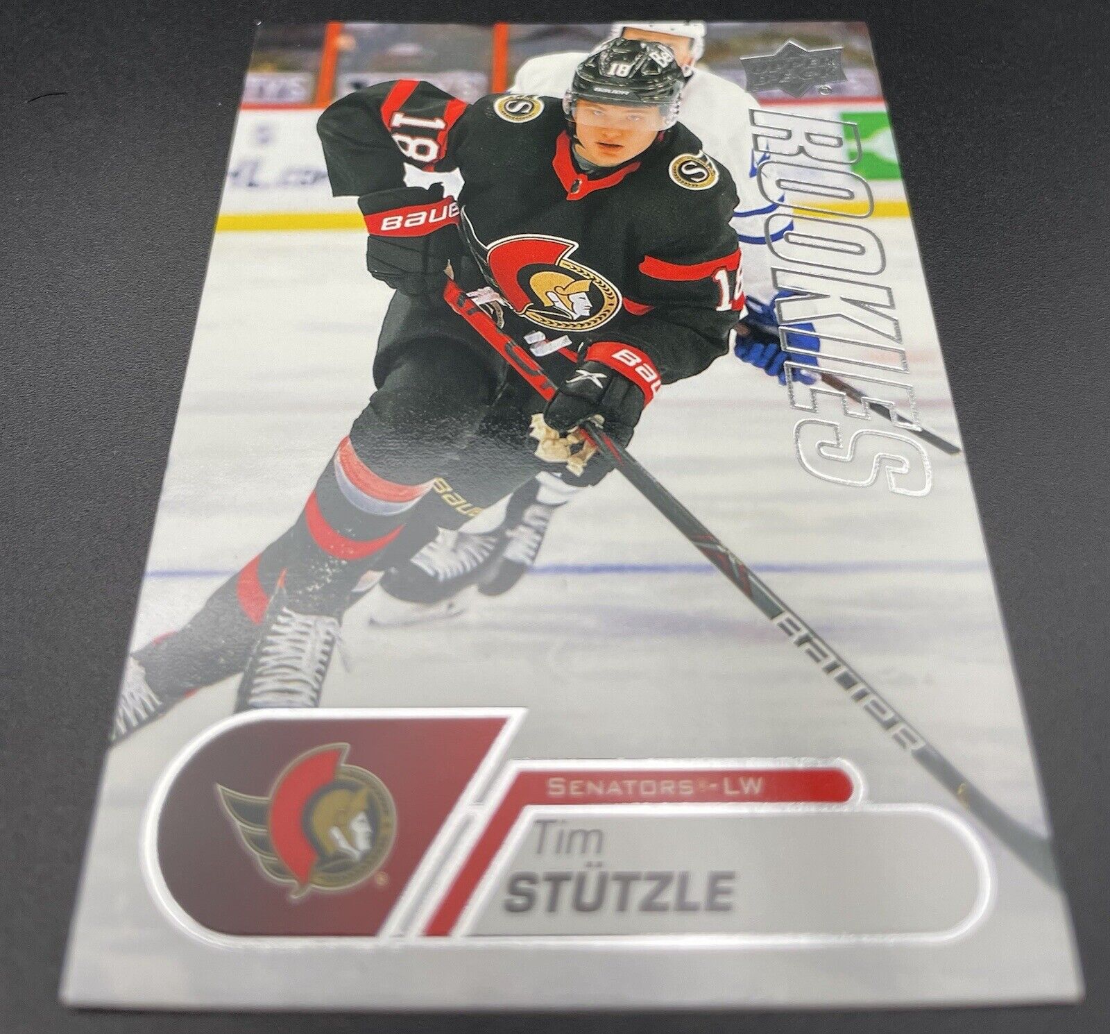 Tim Stutzle 2020-21 Upper Deck Rookie #23 RC Ottawa  Senators JA