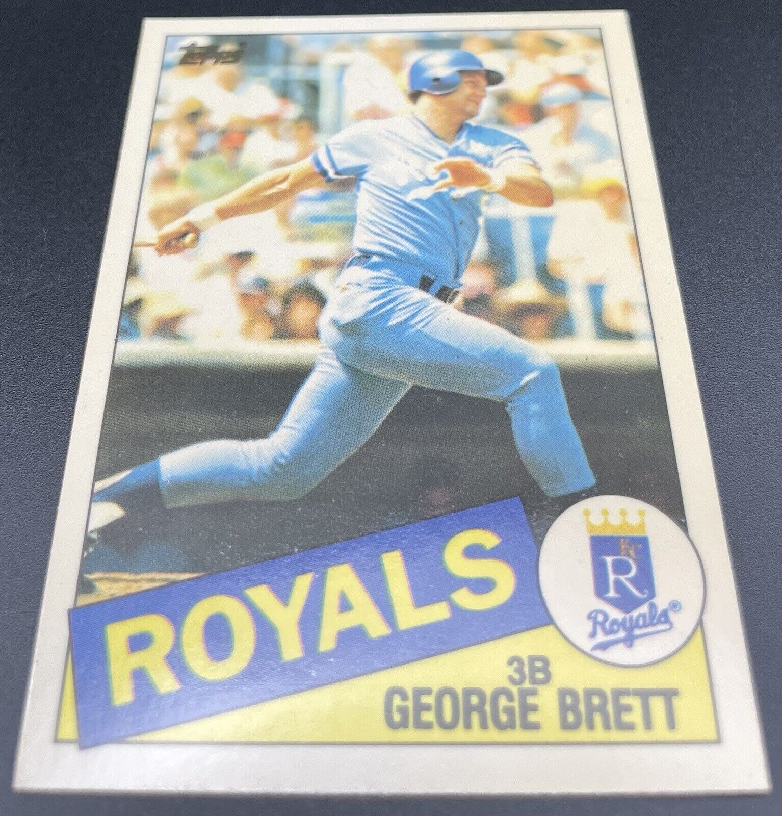 George Brett  1985 Topps (Tiffany)  #100  Kansas City Royals 