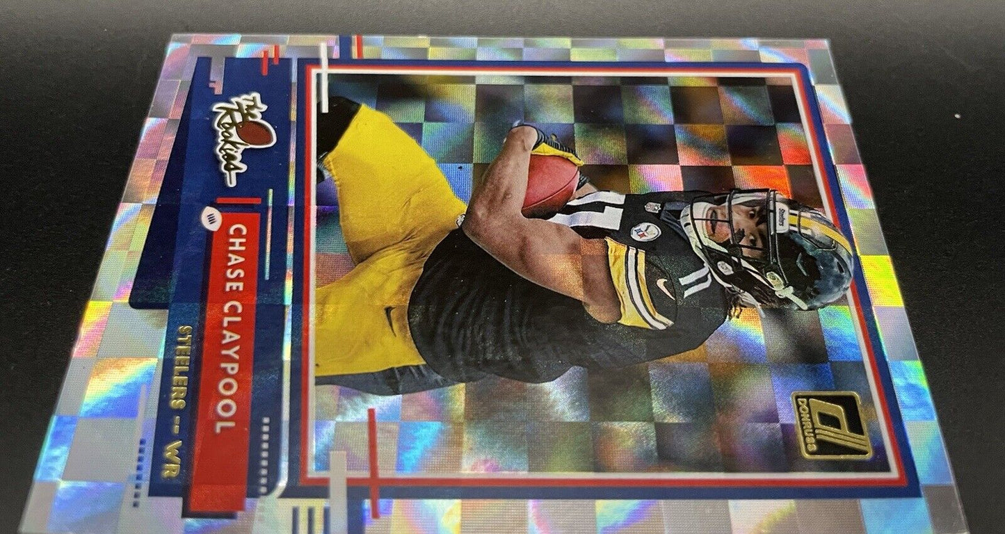 Chase Claypool 2020 Panini Donruss #TR-CC Rookies Checkered Pittsburgh Steelers