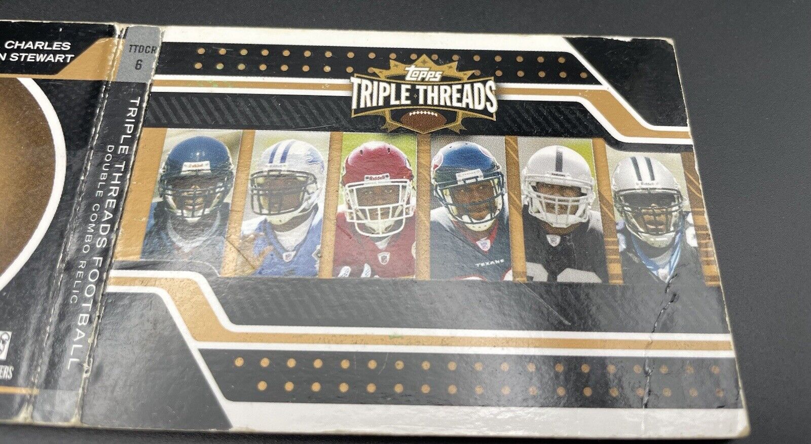 Matt Forte Darren McFadden 2008 Triple Threads #TTDCR-6 Patches  1/9 Book Rare