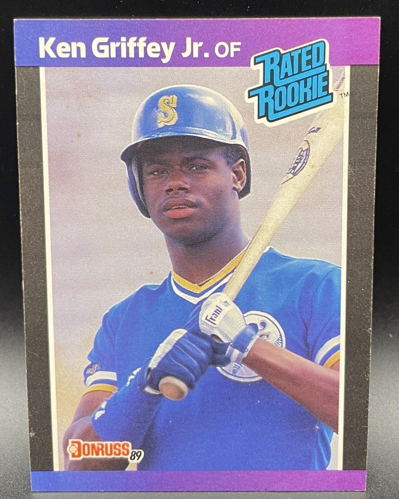 1989 Donruss KEN GRIFFEY JR.  # 33  RATED ROOKIE ERROR CARD BIRTH PLACE💥⚾️RARE!