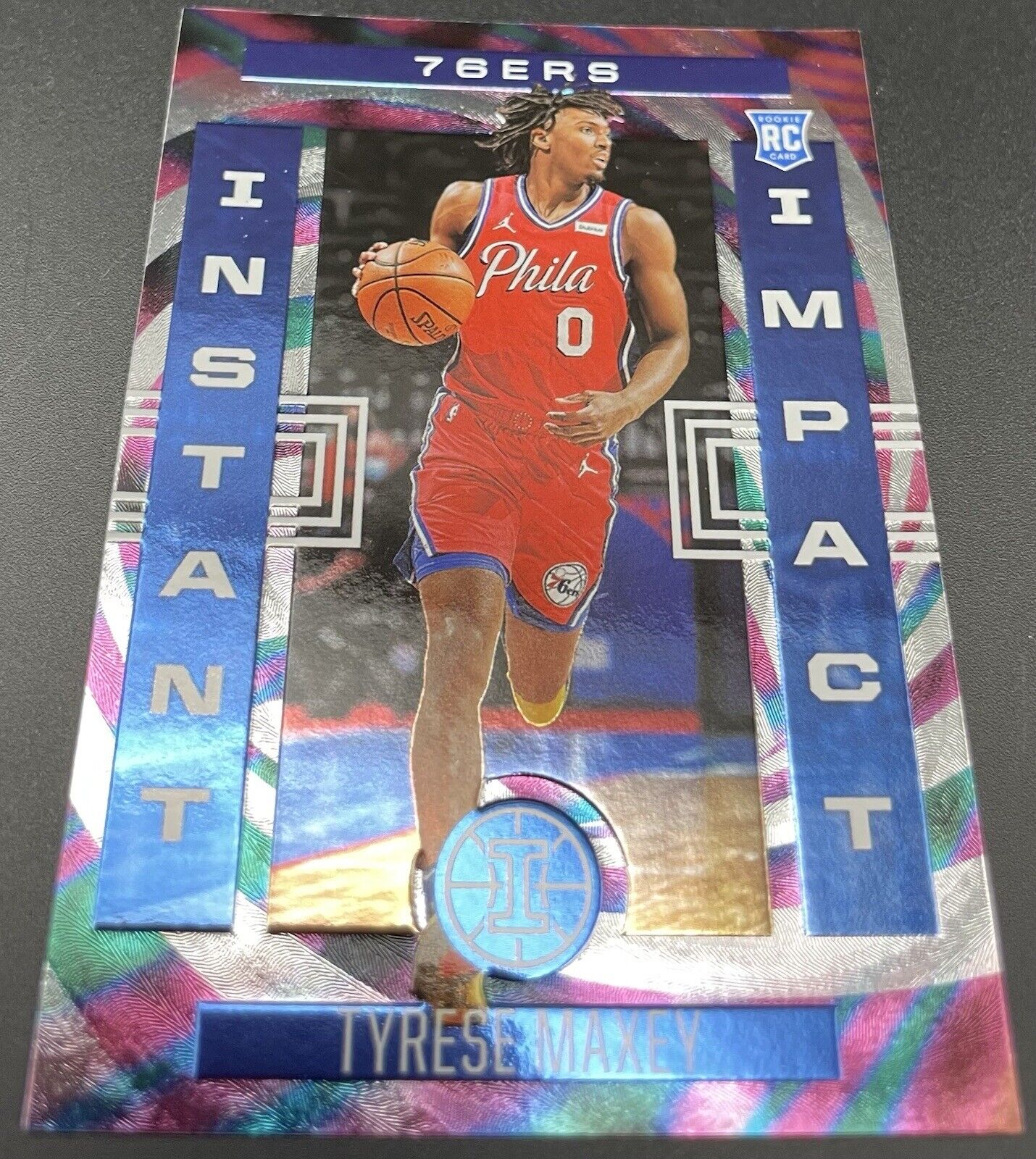 2021 Panini Illusions Basketball Tyrese Maxey Instant Impact #20 RC 76ers