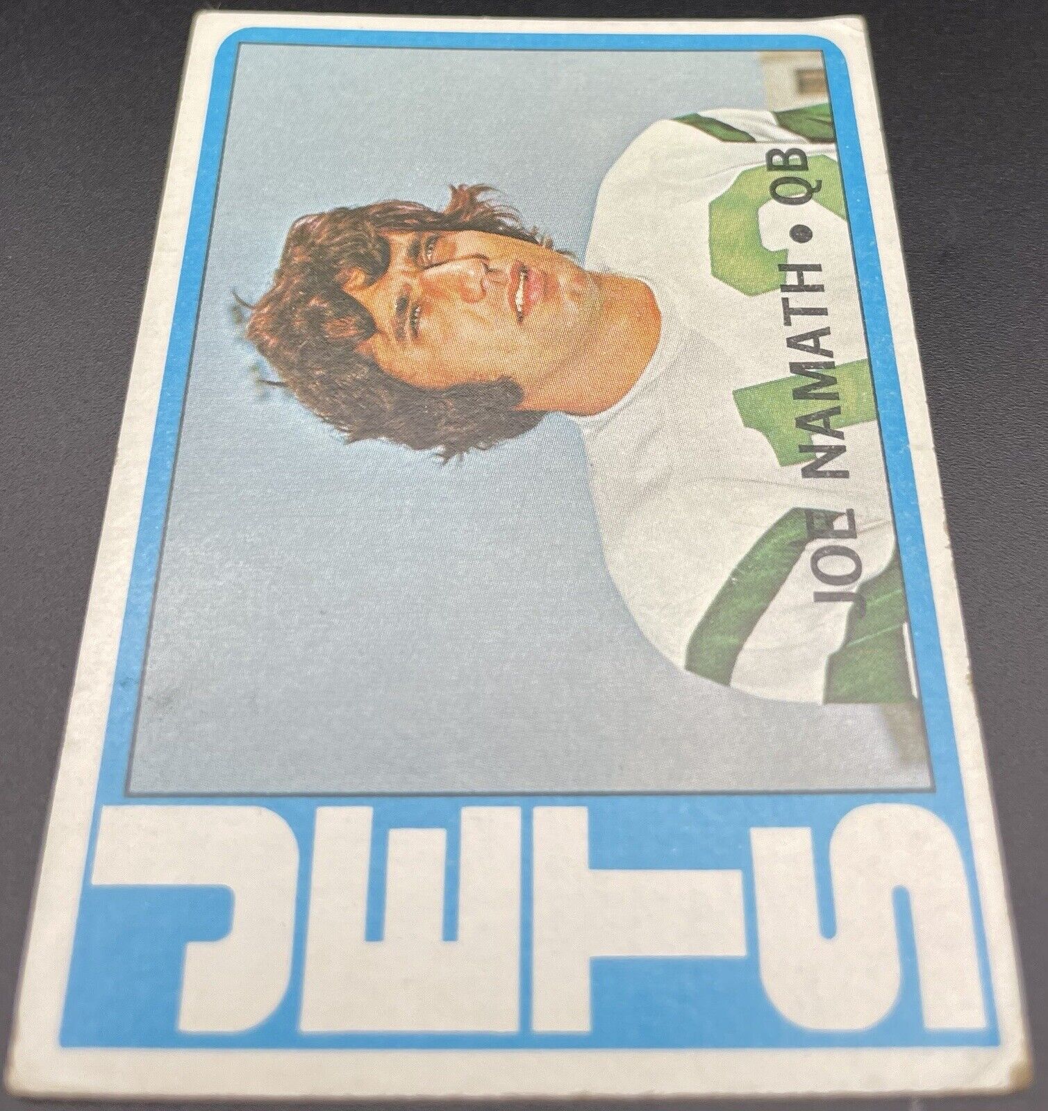 Joe Namath 1972 Topps #100 (New York Jets)    HOF! BROADWAY JOE! ROLL TIDE!