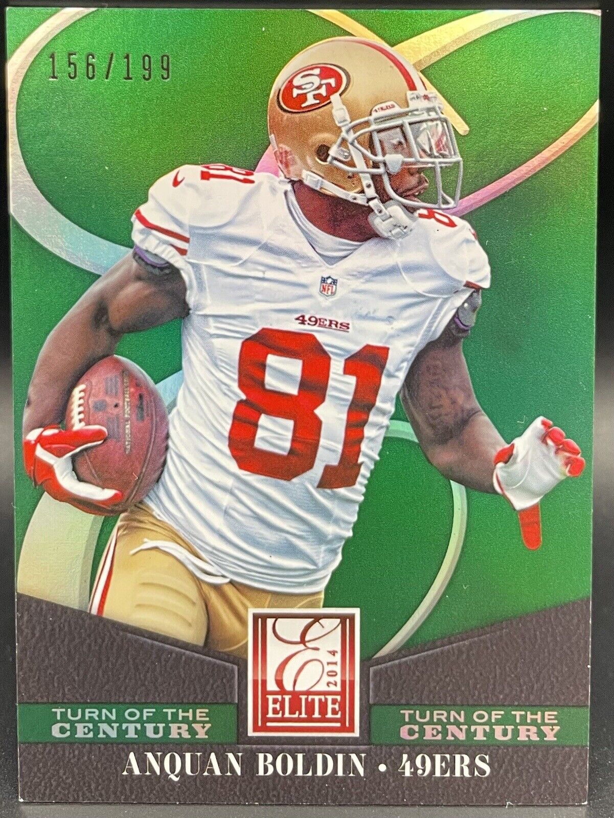 Anquan Boldin 2014 Panini Elite #81  156/199 Green San Francisco 49Ers￼