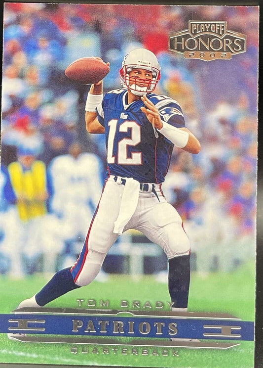 Tom Brady 2002 Panini Playoff Honors #55 New England Patriots