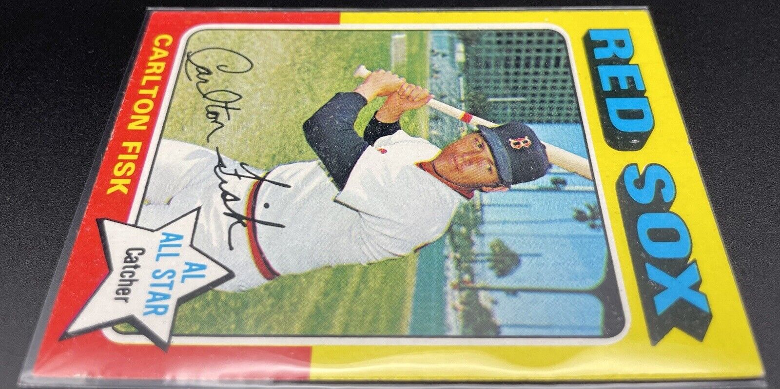 Carlton Fisk 1975 Topps #80 All Star Boston Red Sox