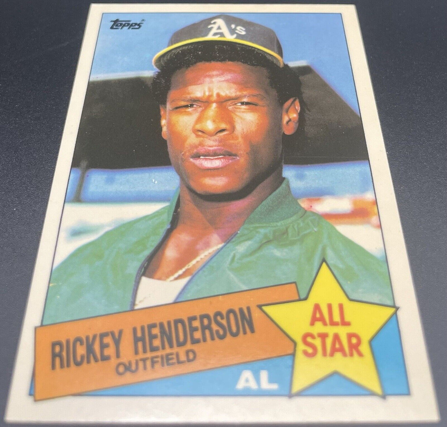1985 Topps Tiffany Rickey Henderson AL All Star #706 Oakland Athletics 💥⚾️