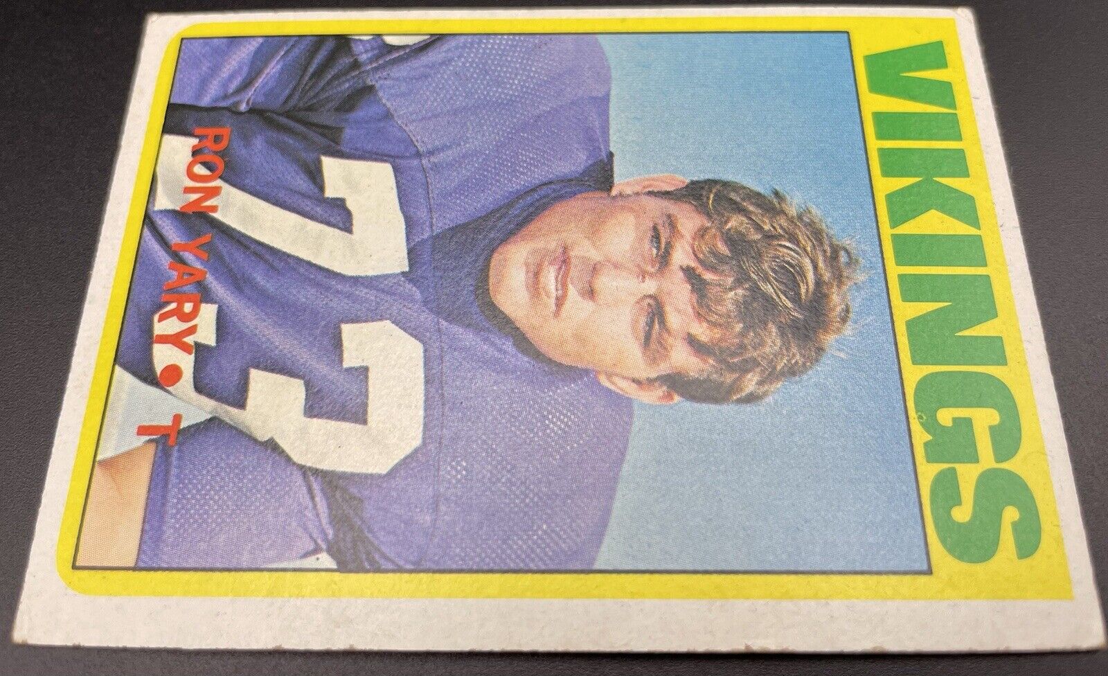 Ron Yary 1972 Topps #104 Rookie Card Minnesota Vikings  7xpro-bowl