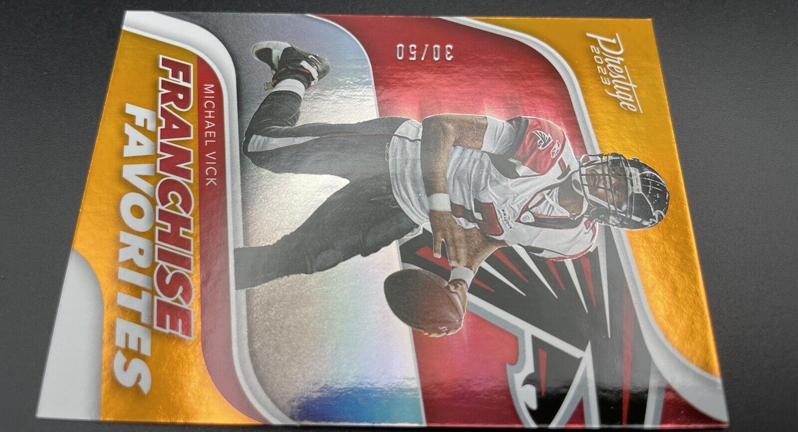 Michael Vick 2023 Panini Prestige #FF-12 /50 Franchisee Favorites Atlanta...