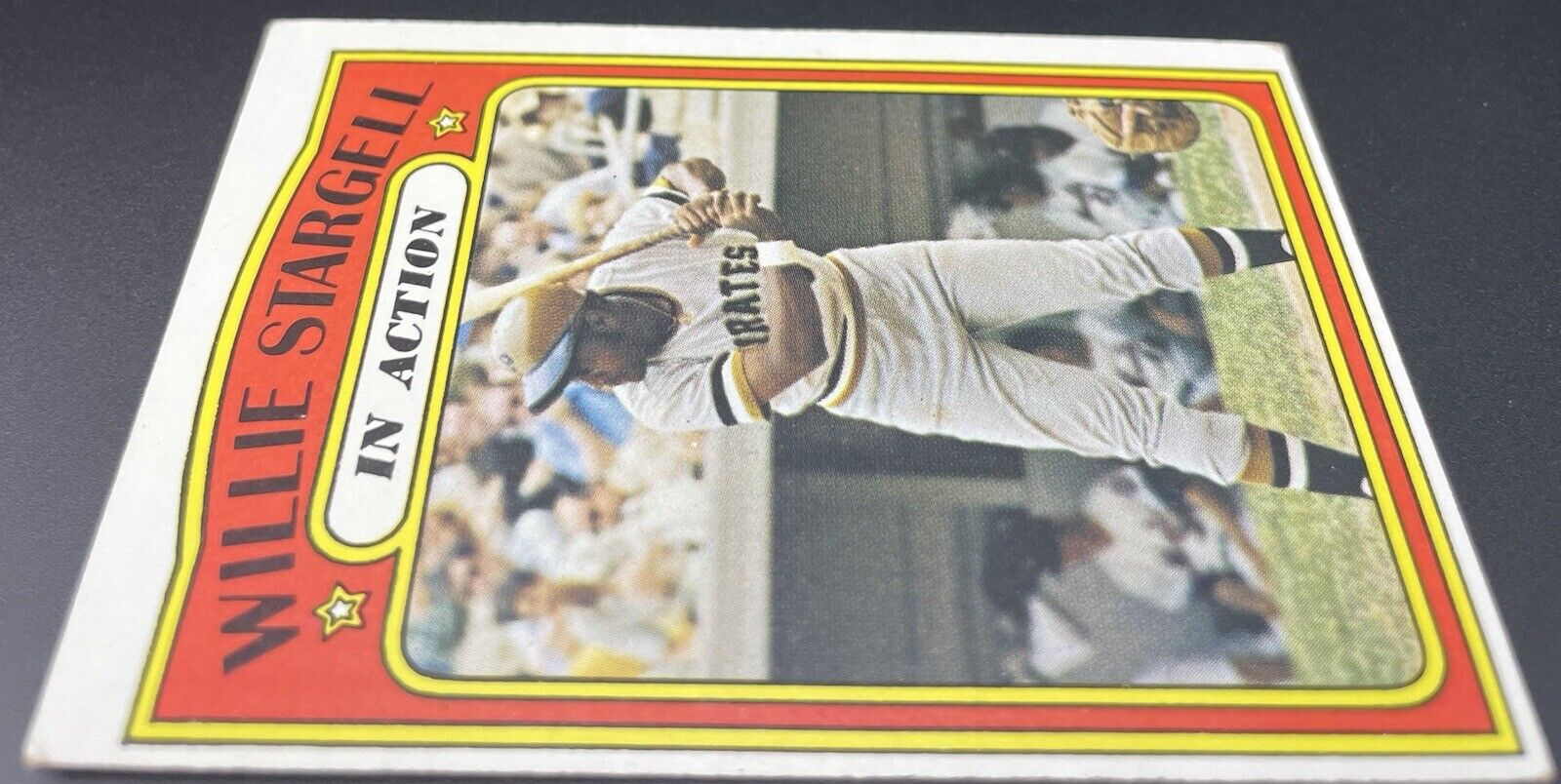 Willie Stargell 1972 Topps #448 In Action Pittsburgh Pirates