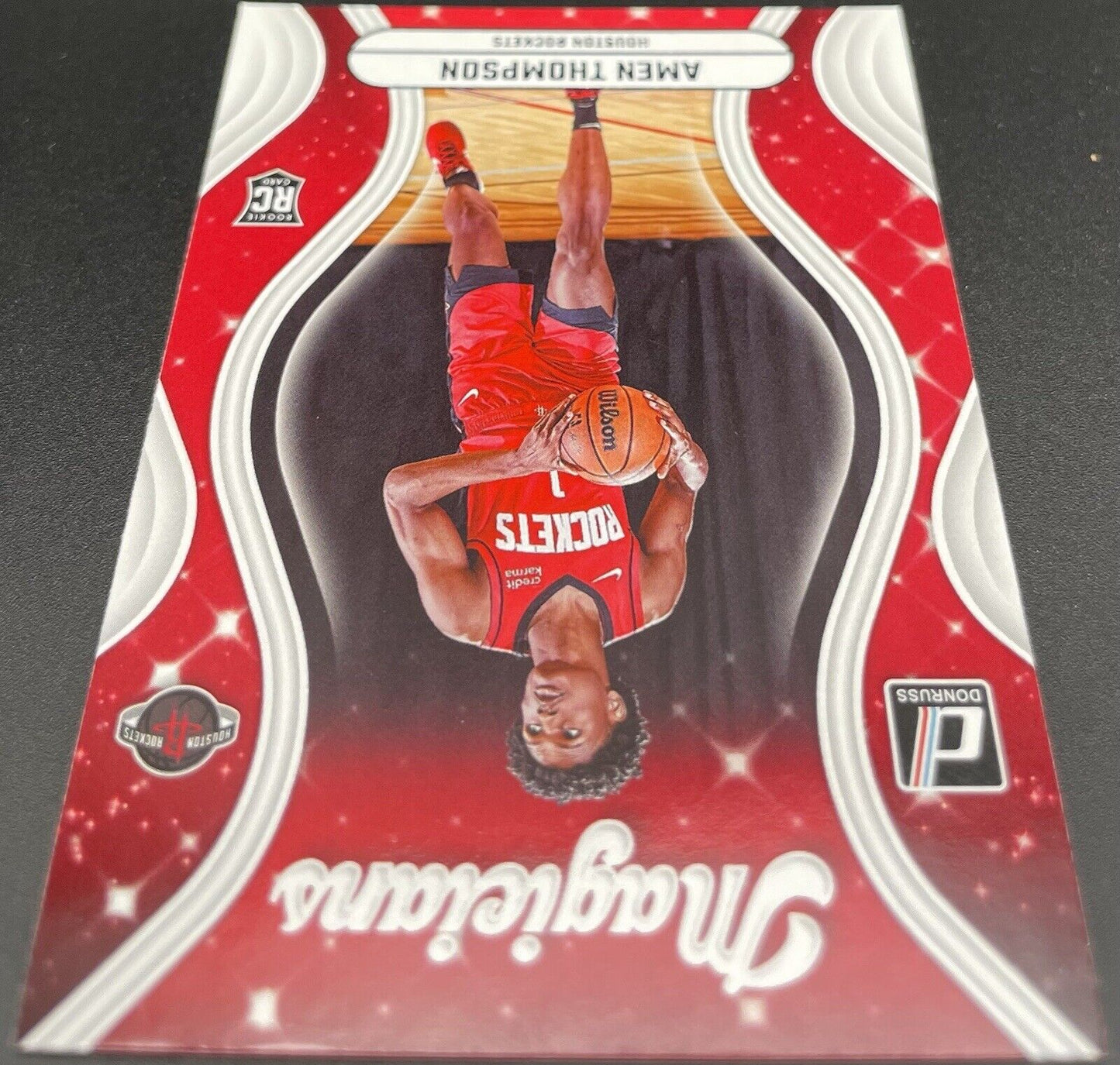 2023-24 Amen Thompson Panini Donruss Magicians Rookie Card #3 Houston Rockets