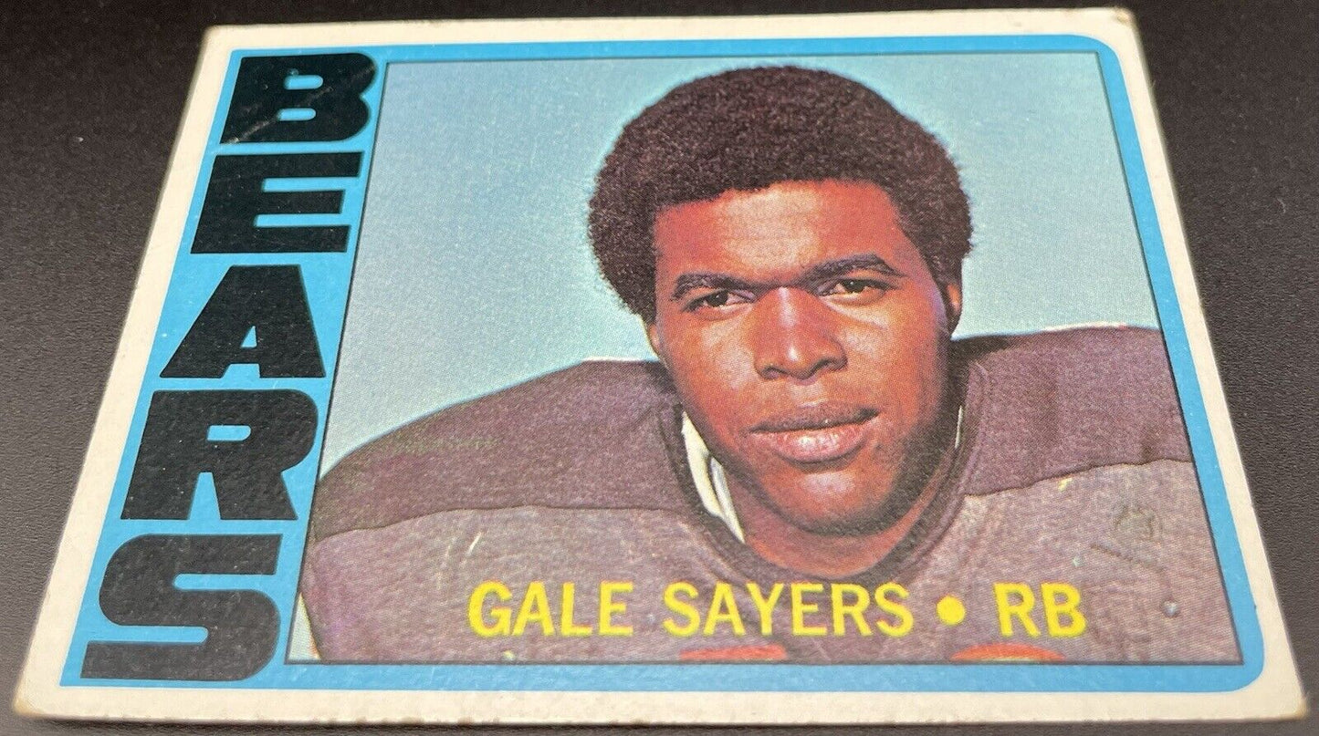 Gale Sayers 1972 Topps #110 Chicago Bears Running Back HOF 