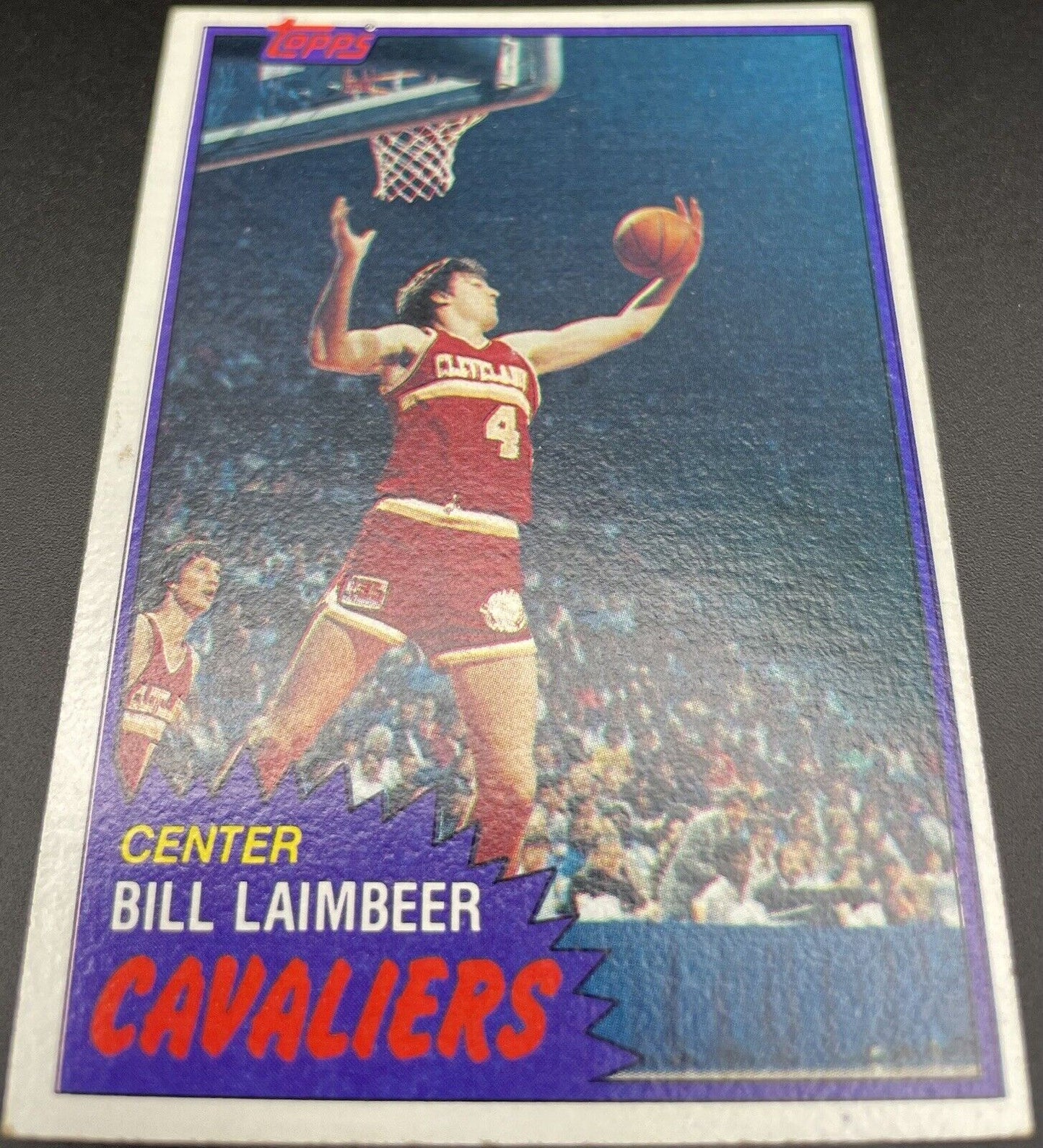 1981 Topps Mid West #74 Bill Laimbeer Rookie Card Cleveland Cavaliers 🔥🔥￼