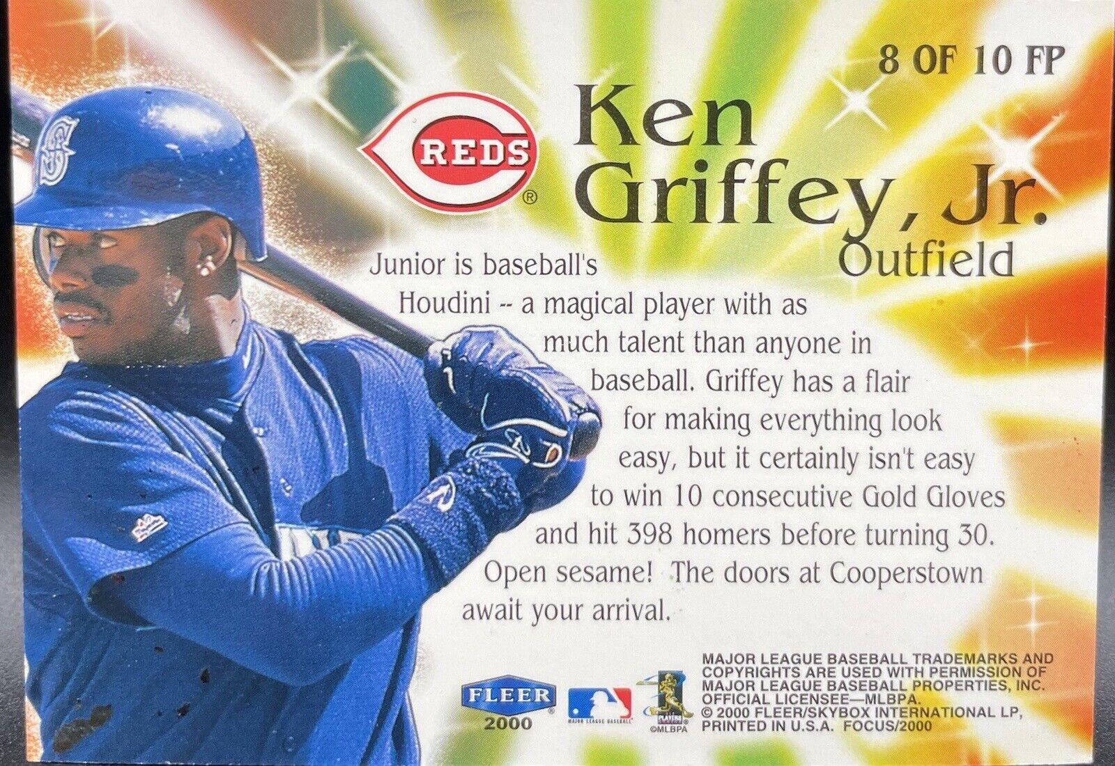 Ken Griffey Jr 2000 Fleer Skybox #8-10 focus pocus💥💥⚾️💥 RARE DON"T MISS THIS!