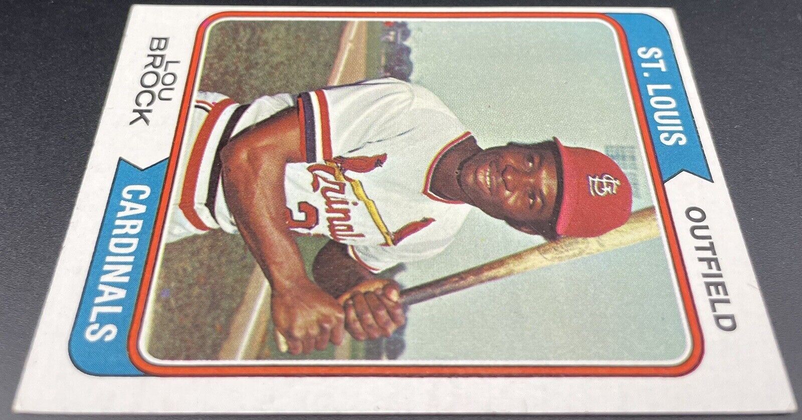Lou Brock 1974 Topps #60 St. Louis Cardinals HOF 