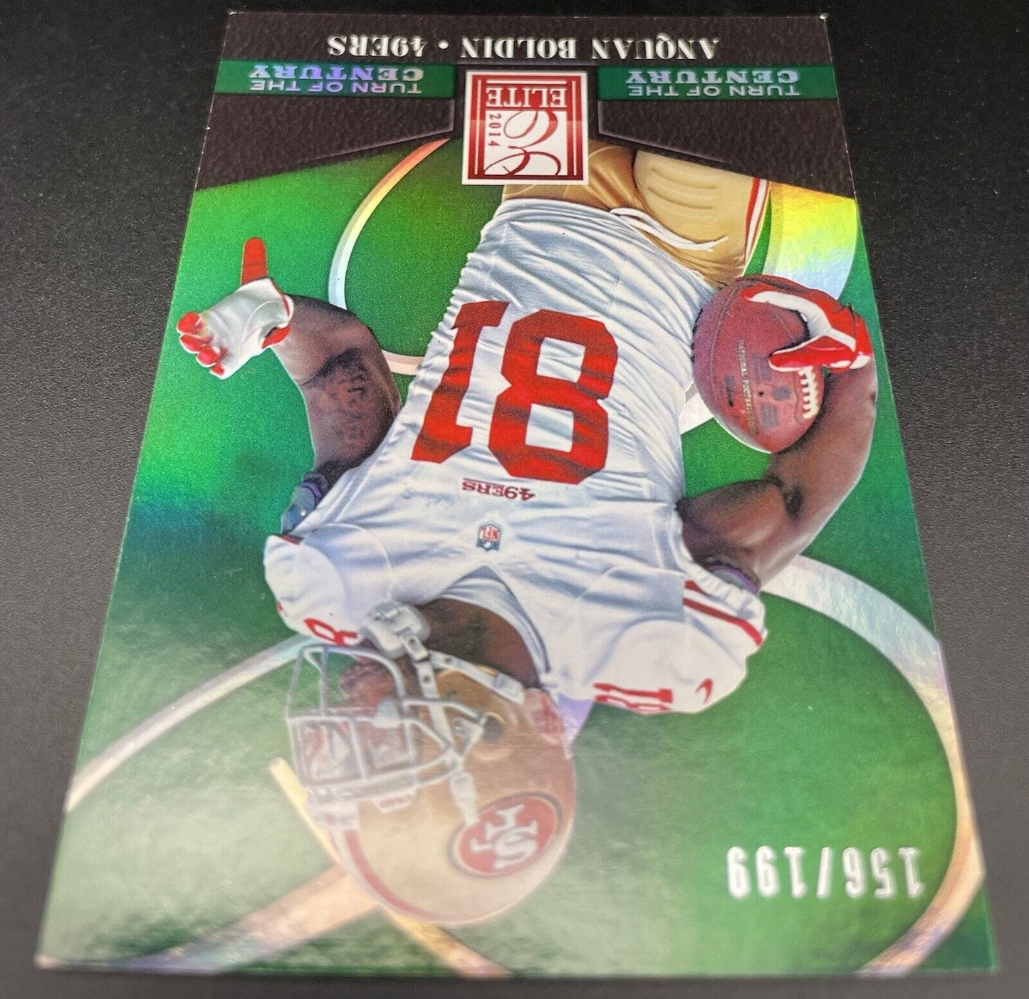 Anquan Boldin 2014 Panini Elite #81  156/199 Green San Francisco 49Ers￼