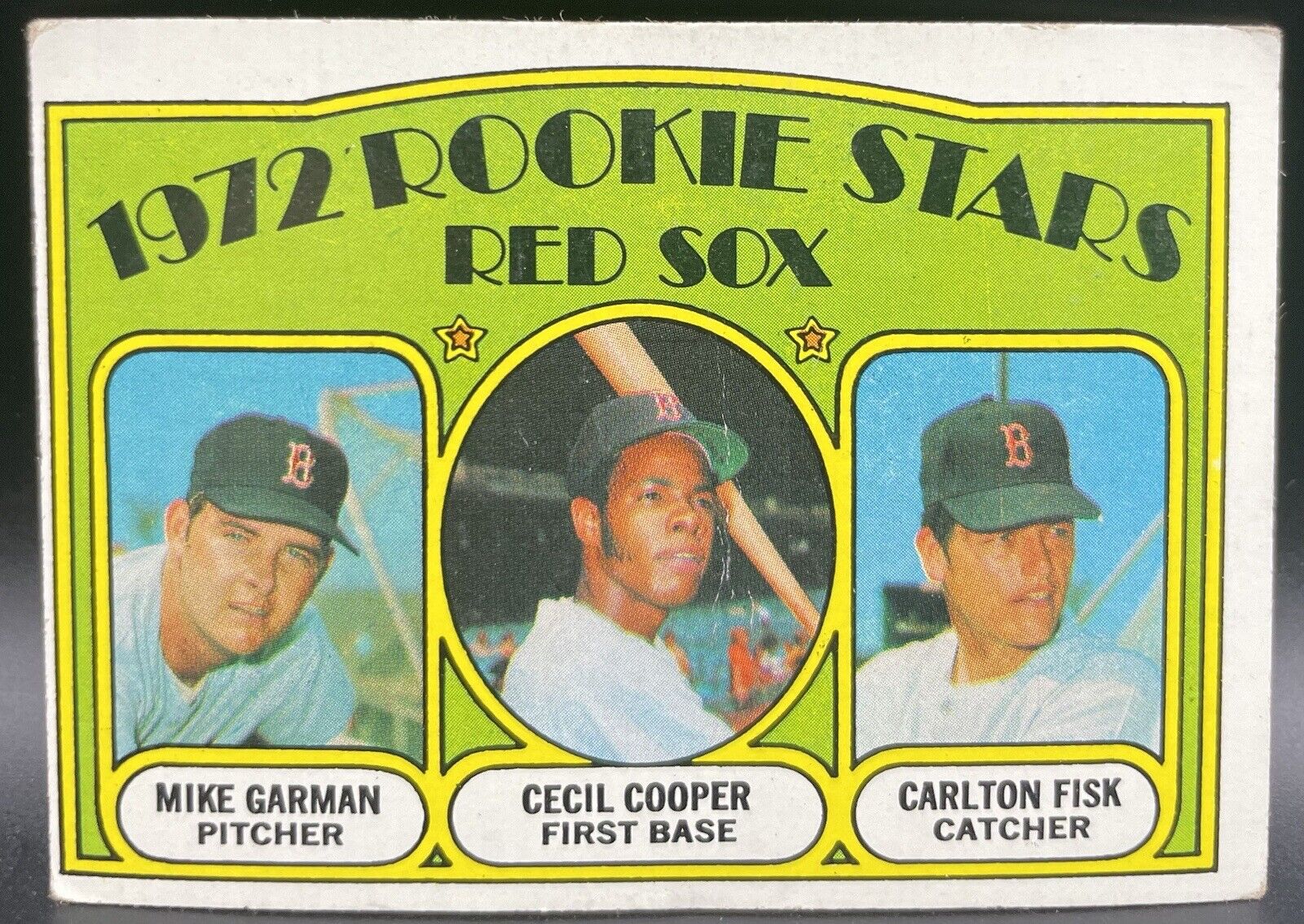 Mike Garman, Cecil Cooper, Carlton  Fisk 1973 Topps #79 Rookie Stars