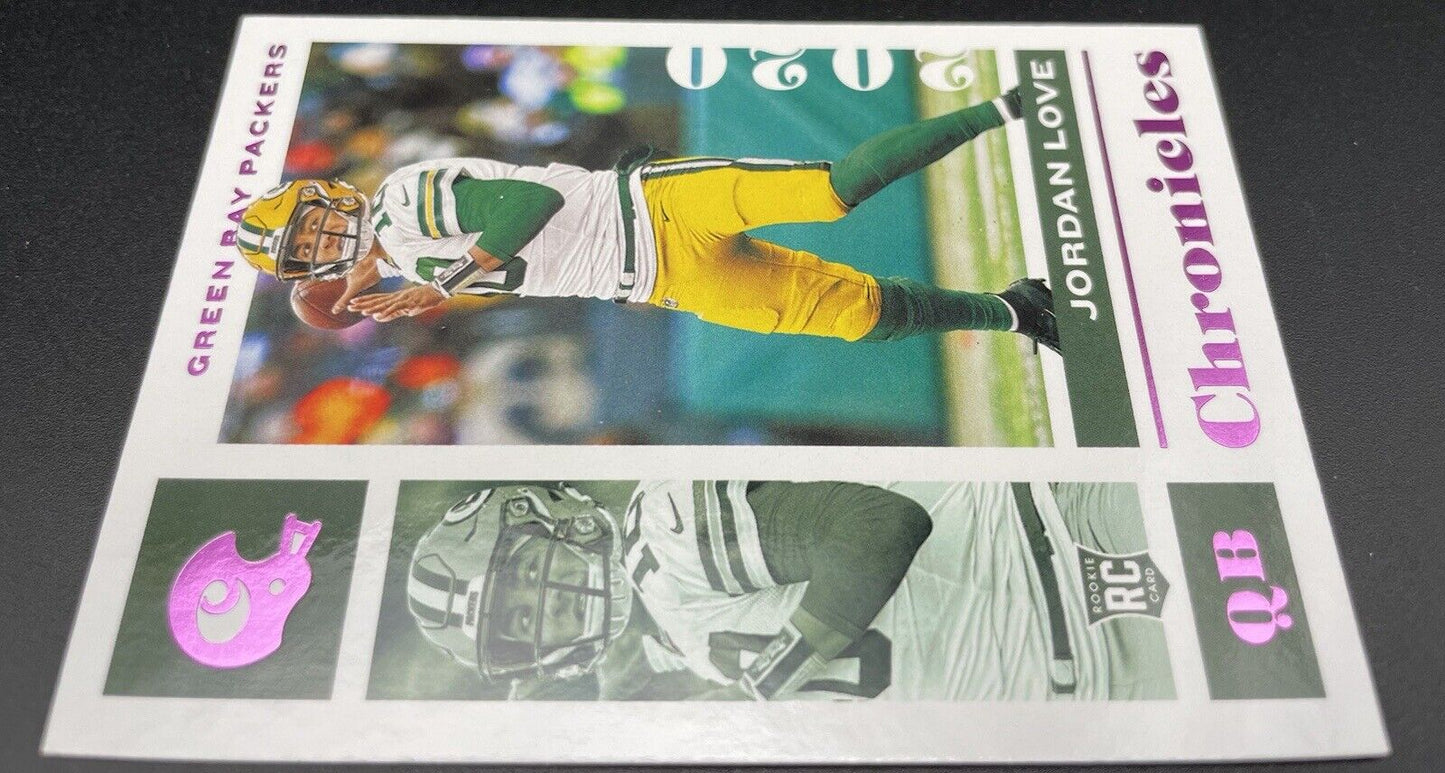 Jordan Love 2020 Panini Chronicles #38 RC Green Bay Packers