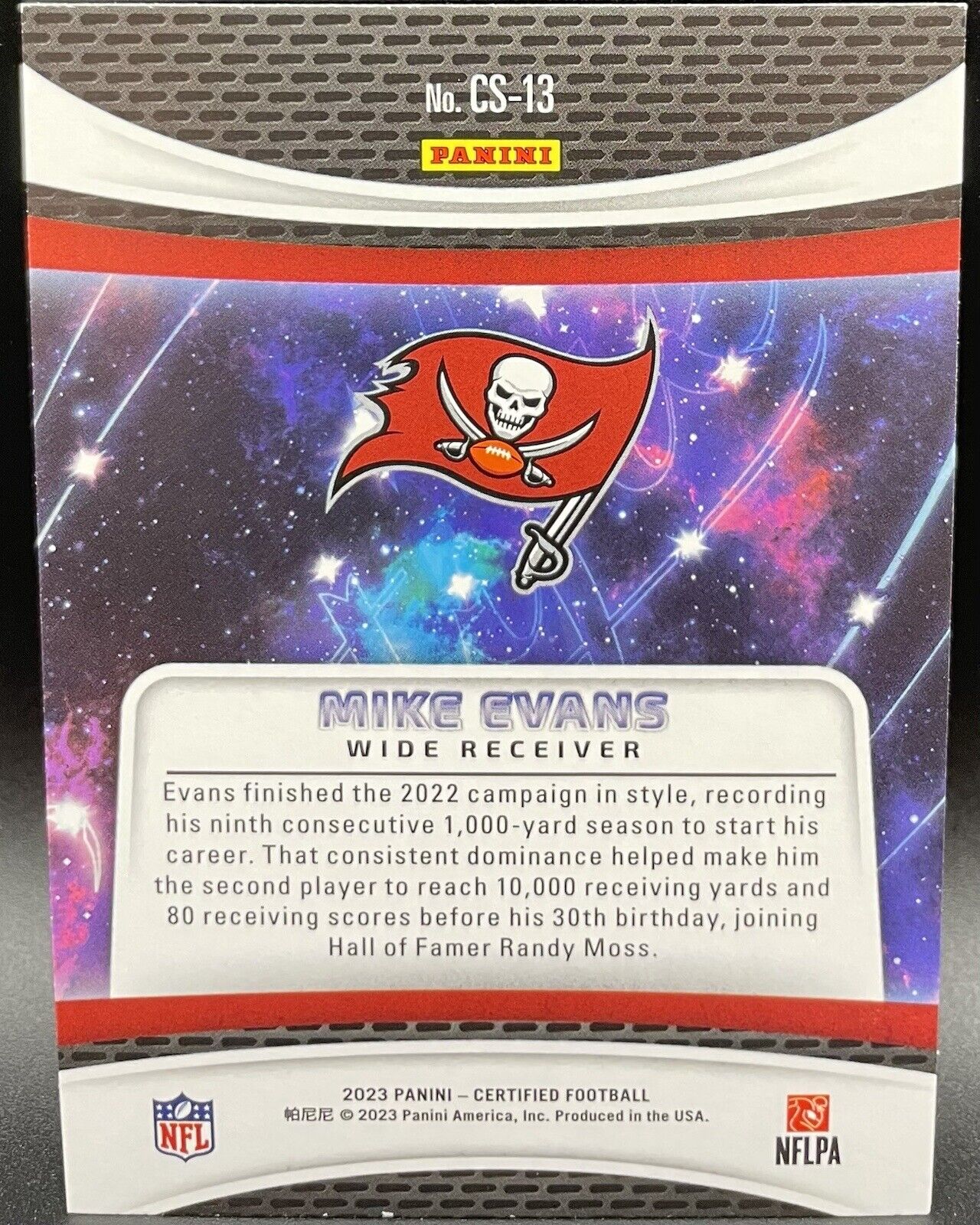 2023 Panini Certified Mike Evans #CS-13 Certified Stars  Buccaneers🔥