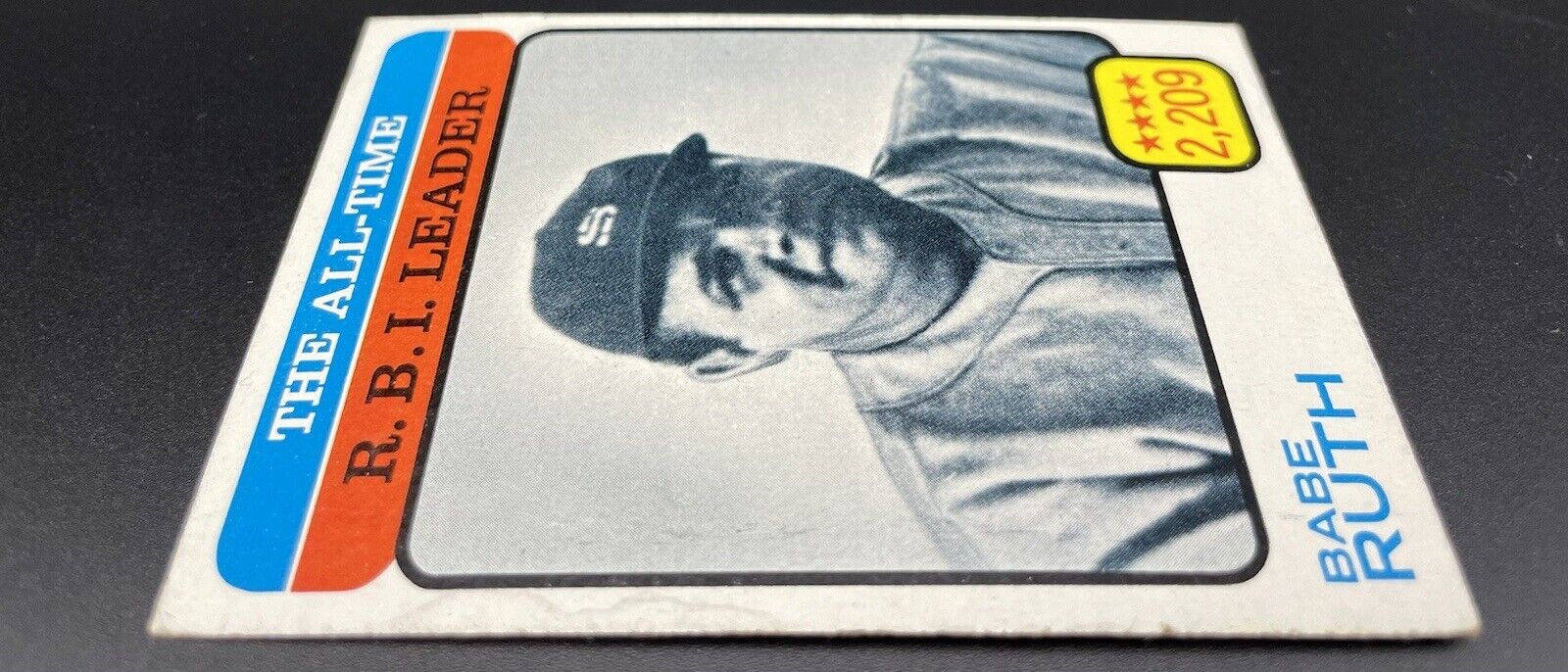 Babe Ruth  1975 Topps #474 All-Time RBI Leaders 2209