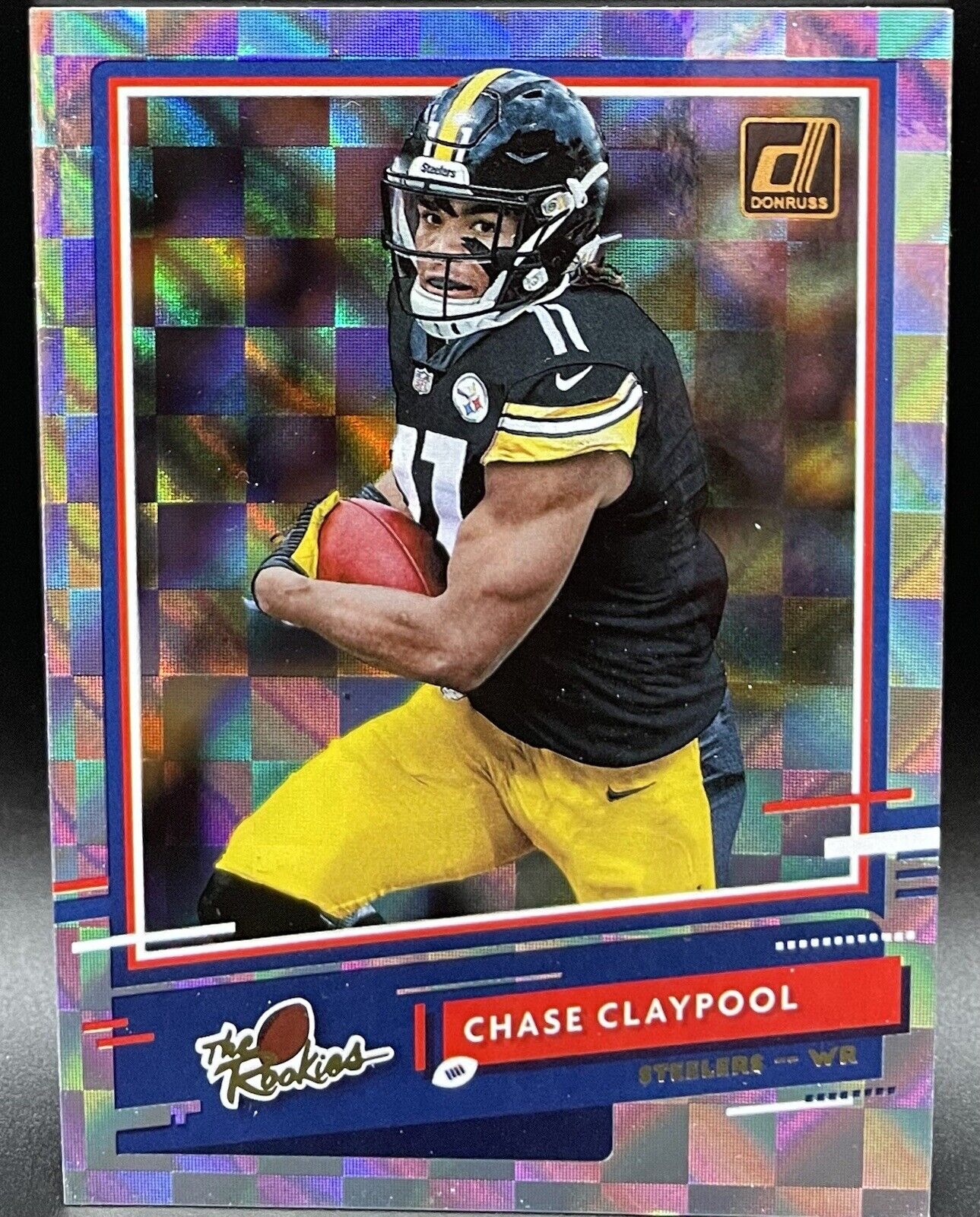 Chase Claypool 2020 Panini Donruss #TR-CC Rookies Checkered Pittsburgh Steelers