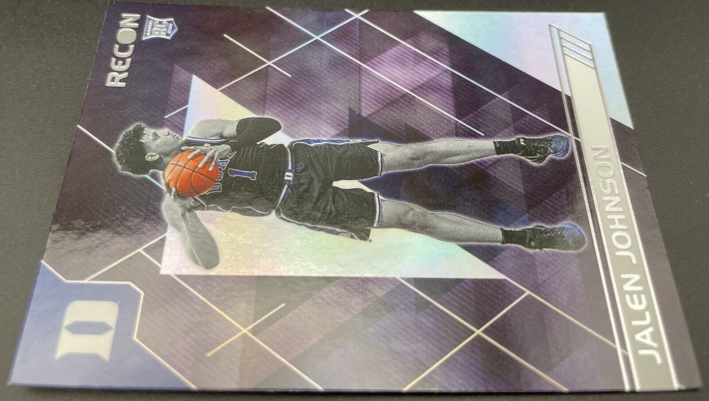 JALEN JOHNSON RC 2021 Chronicles Recon Draft Picks Refractor Rookie #133 Hawks