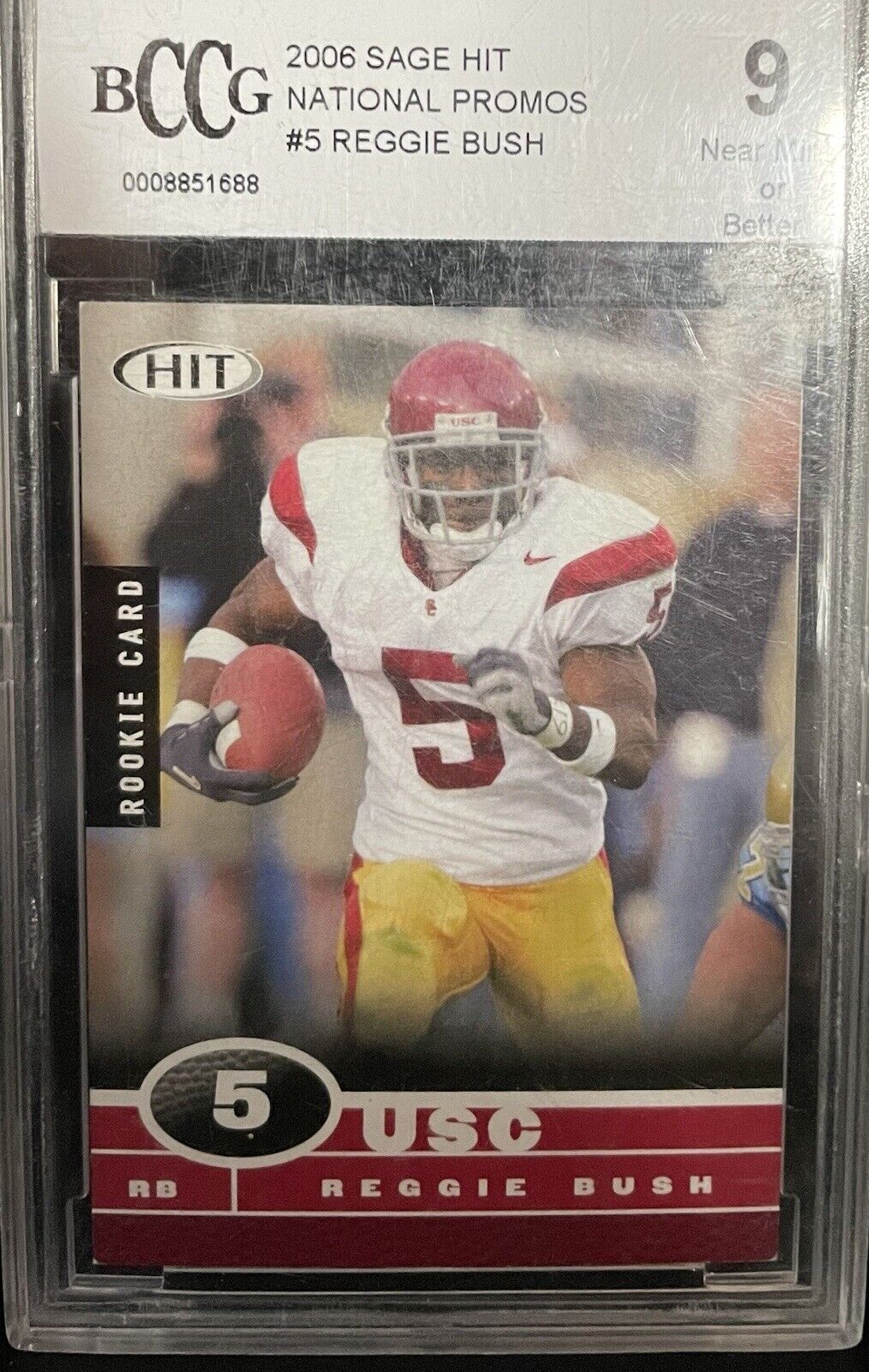 Reggie Bush 2006 Sage Collectibles #5/5 RC Heisman Trophy Winner New Orleans...