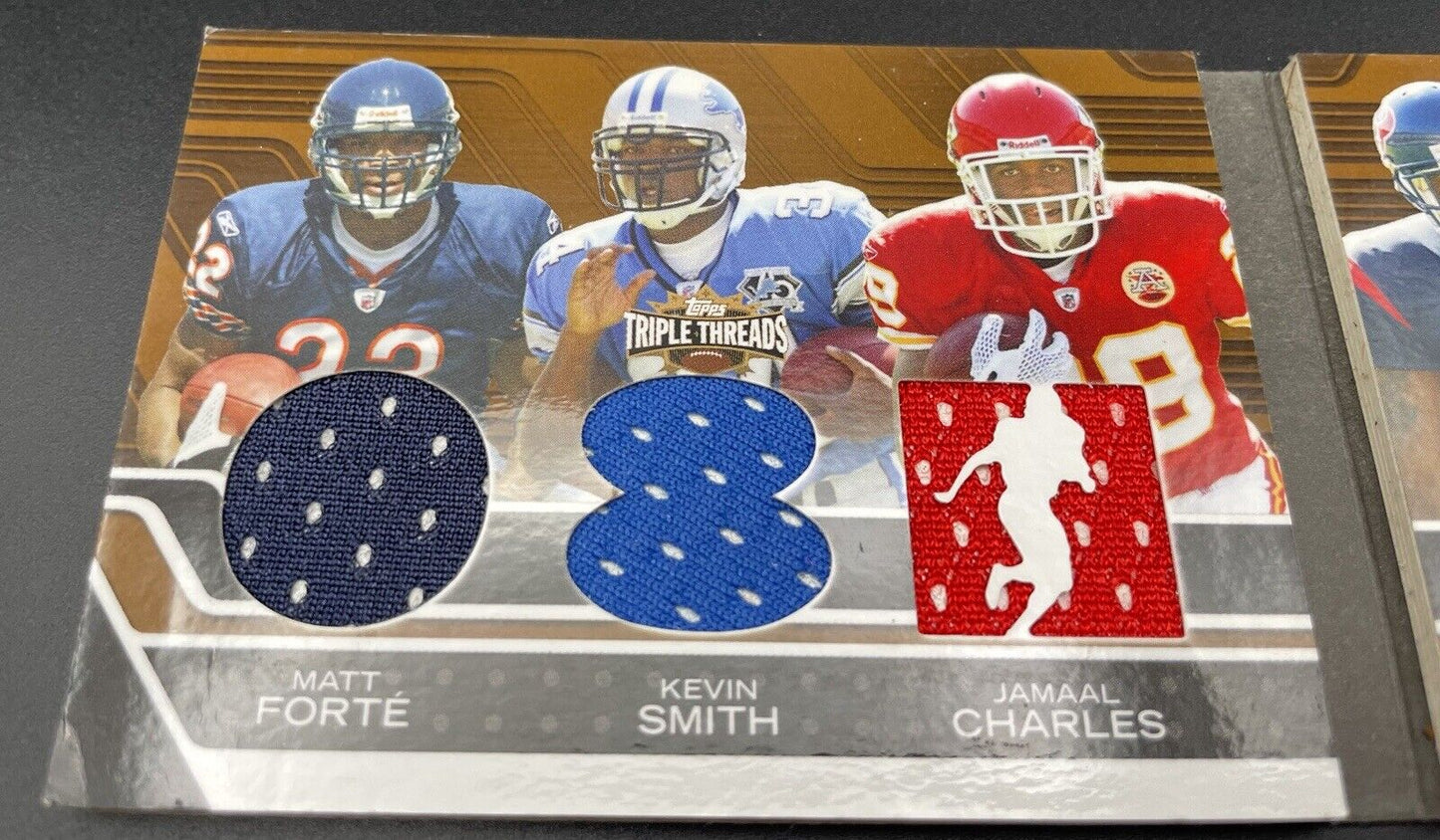 Matt Forte Darren McFadden 2008 Triple Threads #TTDCR-6 Patches  1/9 Book Rare