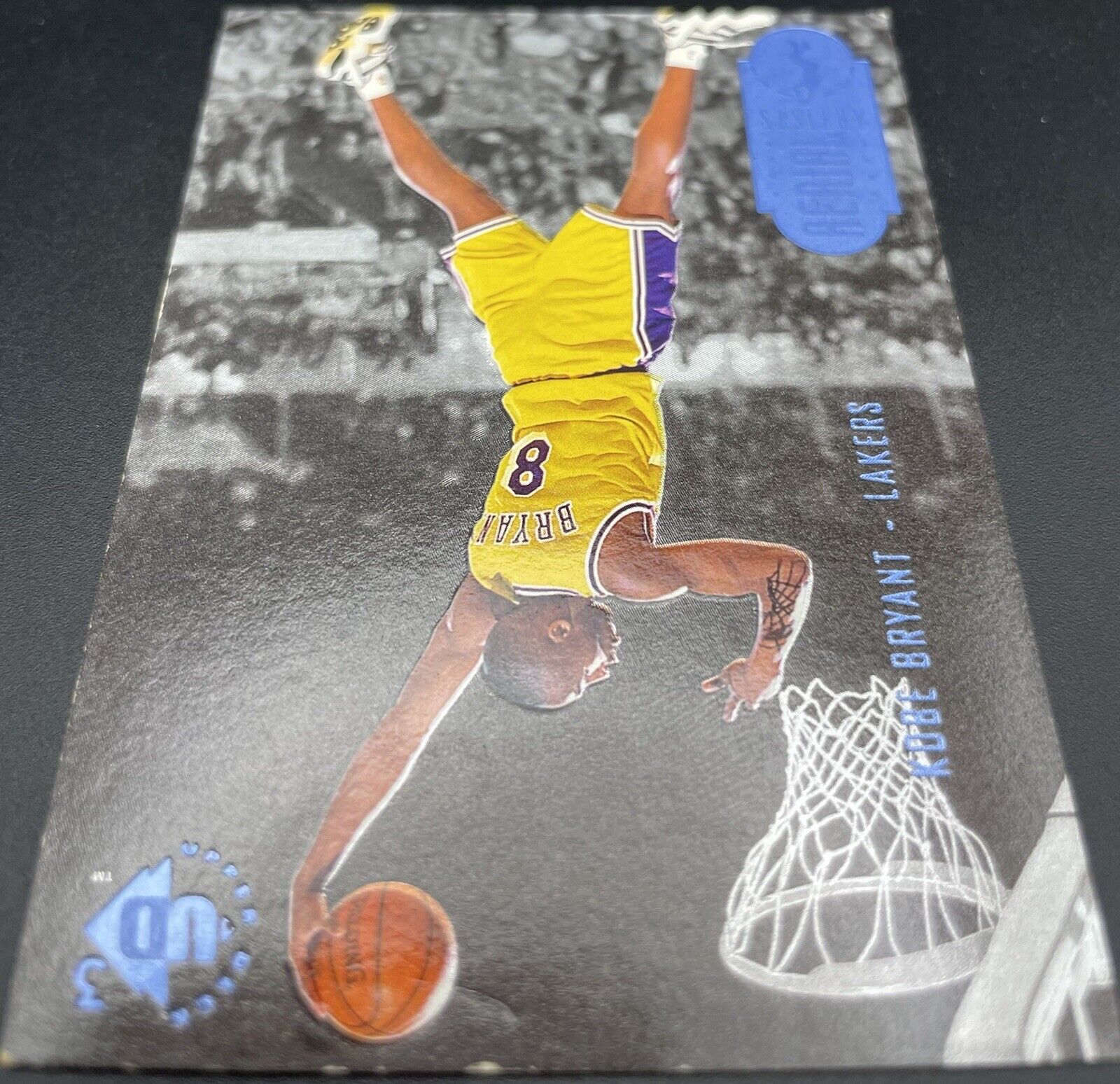 Kobe Bryant 1997 Upper Deck #43 RC Los Angeles Lakers Aerial Artist Blue