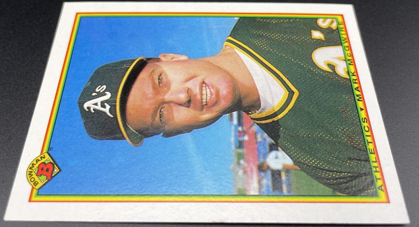 Mark McGwire 1990 Bowman #454 Oakland Athletics