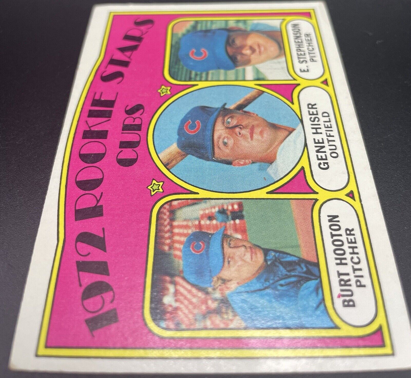 1972 Topps - 1972 Rookie Stars #61 Burt Hooton, Earl Stephenson, Gene Hiser (RC)