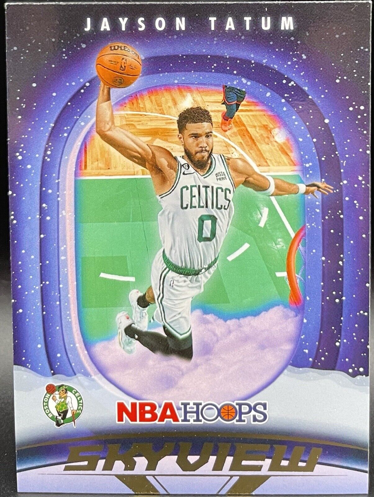 2023-24 Panini NBA Hoops Jayson Tatum Skyview Boston Celtics #12