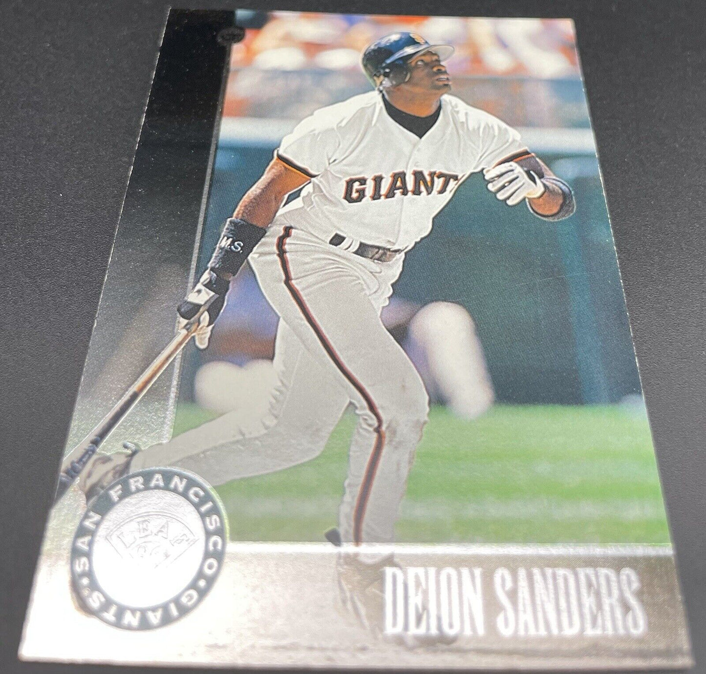 Deion Sanders 1996 Donruss #34 Leaf San Francisco Giants