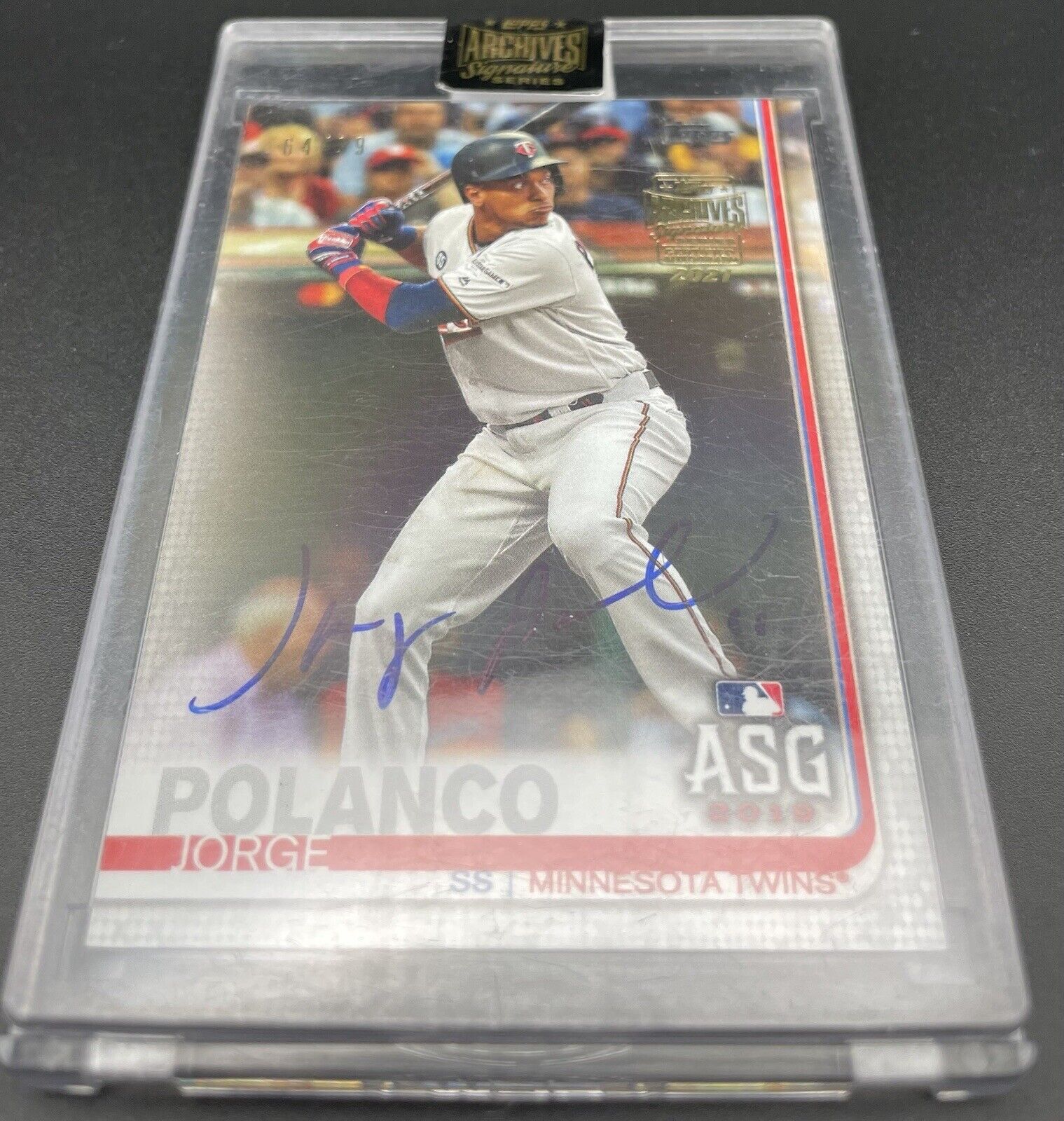 Jorge Polanco Autograph 2019 Topps Archives Signature Series #US10 Minnesota /99