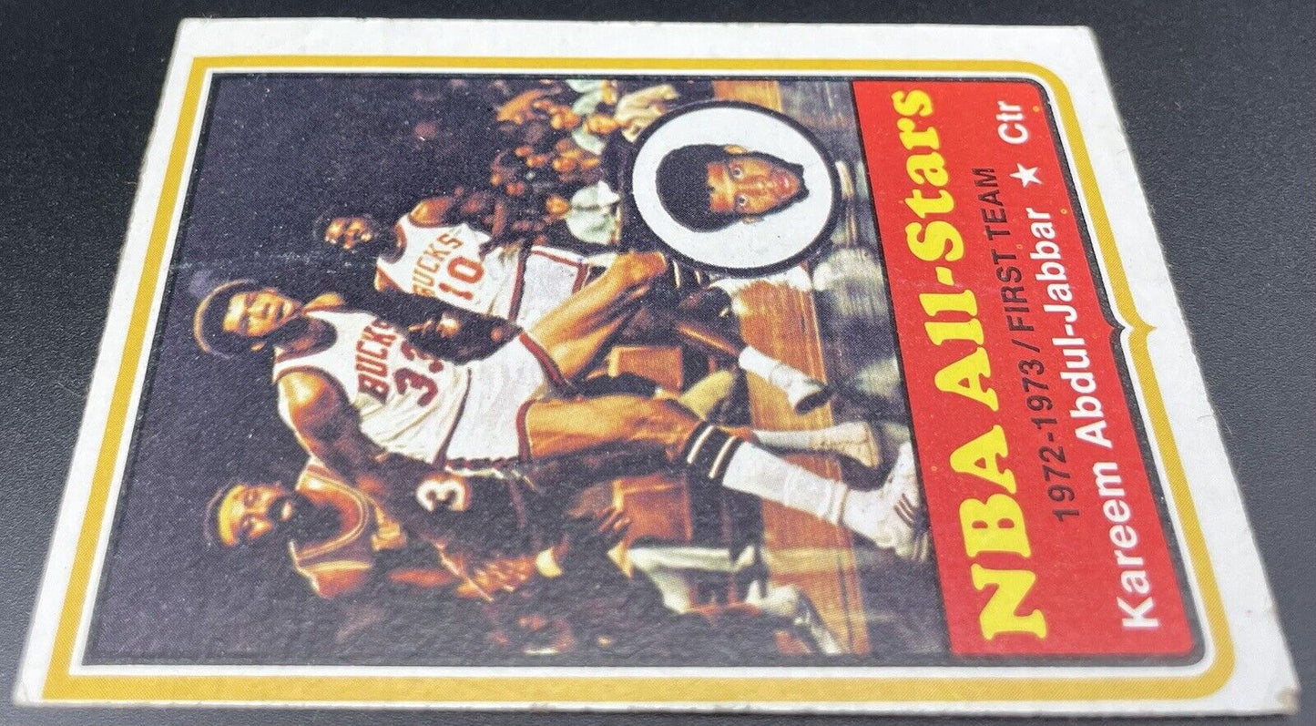 Kareem Abdul-jabbar 1973  Topps #50 All-Star Milwaukee Bucks HOF 