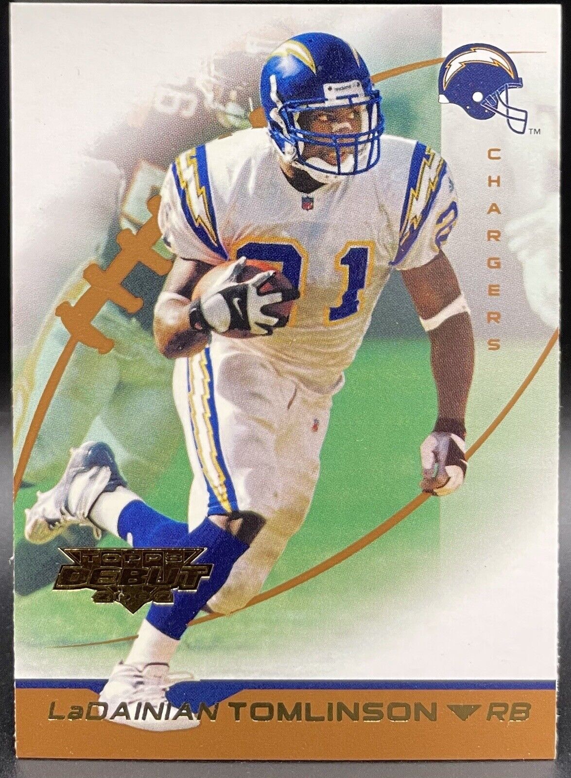 LaDainian Tomlinson 2002 Topps Rookie Debut #101 San Diego Chargers￼