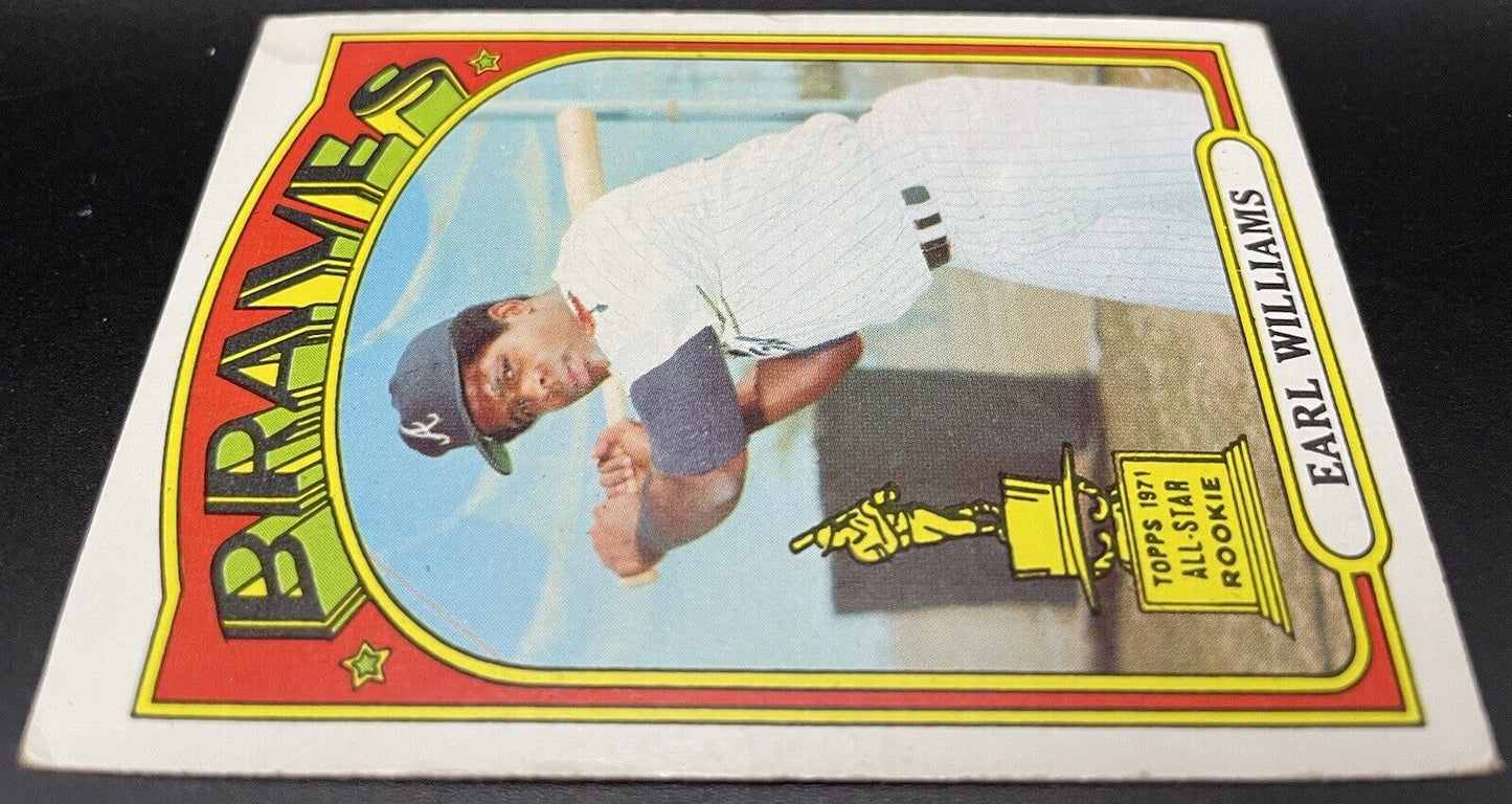 Earl Williams 1972 Topps Rookie All-Star #380 RC Atlanta Braves