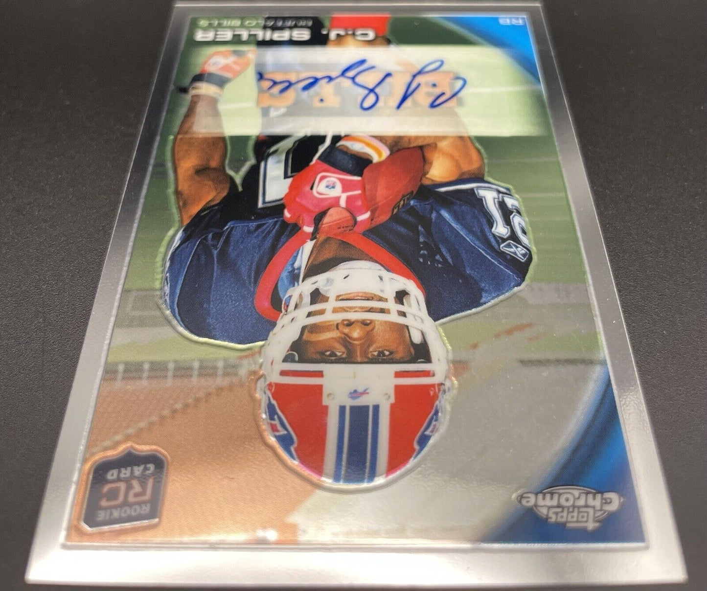 C J Spiller 2010 Topps Chrome #120 (RC) Autograph Buffalo Bills