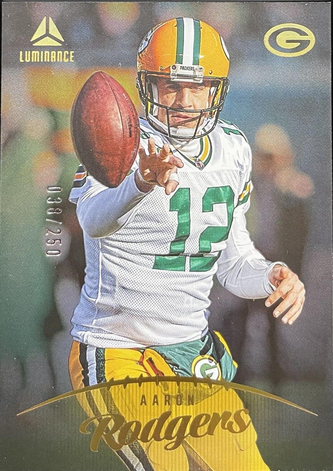 Aaron Rodgers 2023 Panini Luminous #16  Green Bay Packers /250