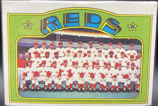 1972 TOPPS #651 CINCINNATI REDS TEAM CARD