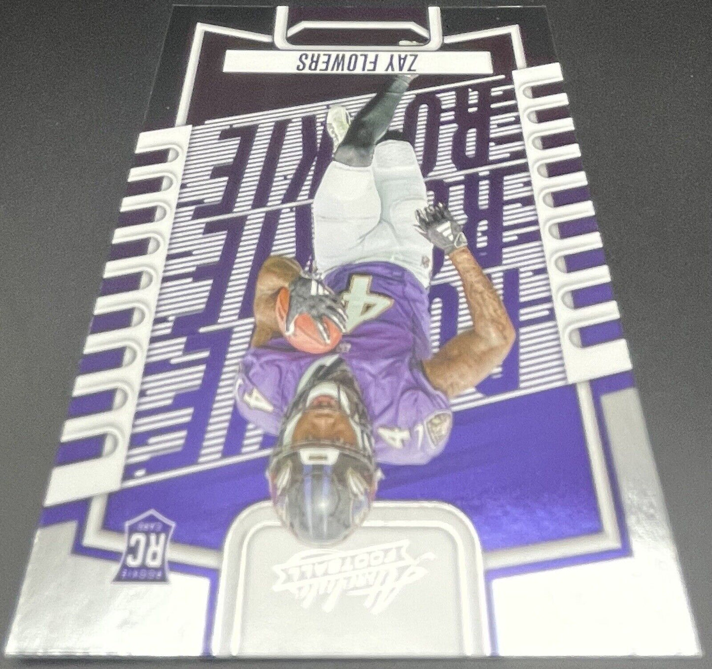 Zay Flowers 2023 Panini Absolute #111 Rookie Card Baltimore Ravens Chrome