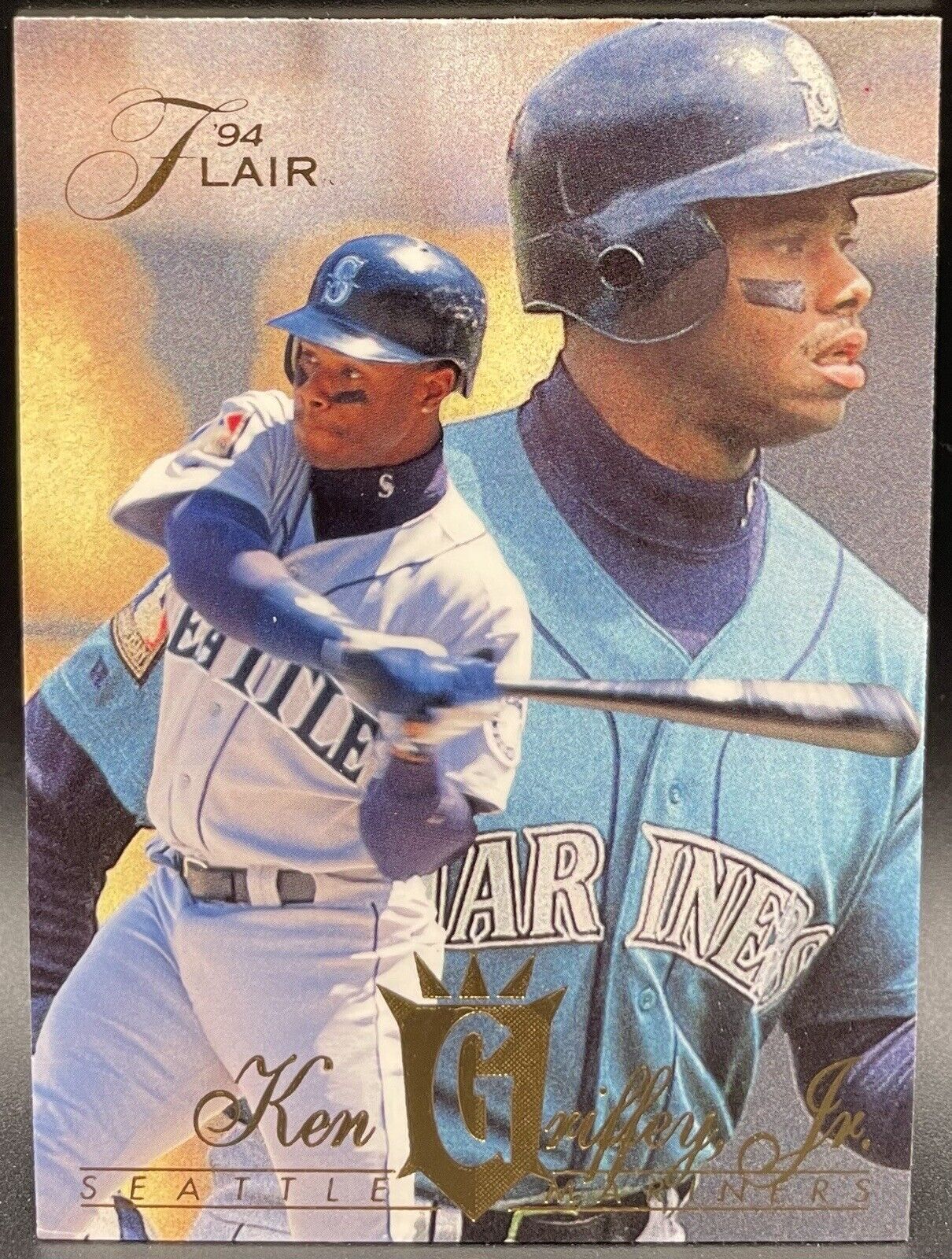 1994 Flair #103 Ken Griffey Jr  Seattle Mariners Gold Writing 🔥⚾️🔥