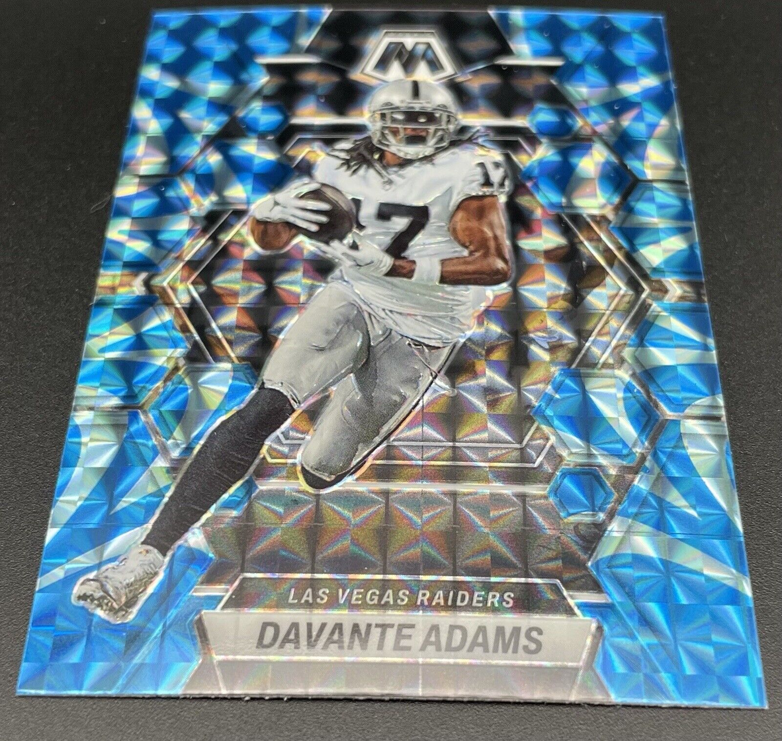 2023 Panini Mosaic Davante Adams #120 Las Vegas raiders Blue Reactive 🔥🔥🏈