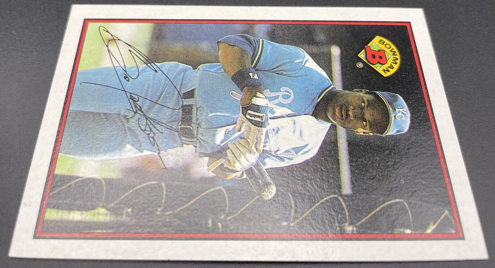 1989 Bowman Bo Jackson Auto #126 Kansas City Royals