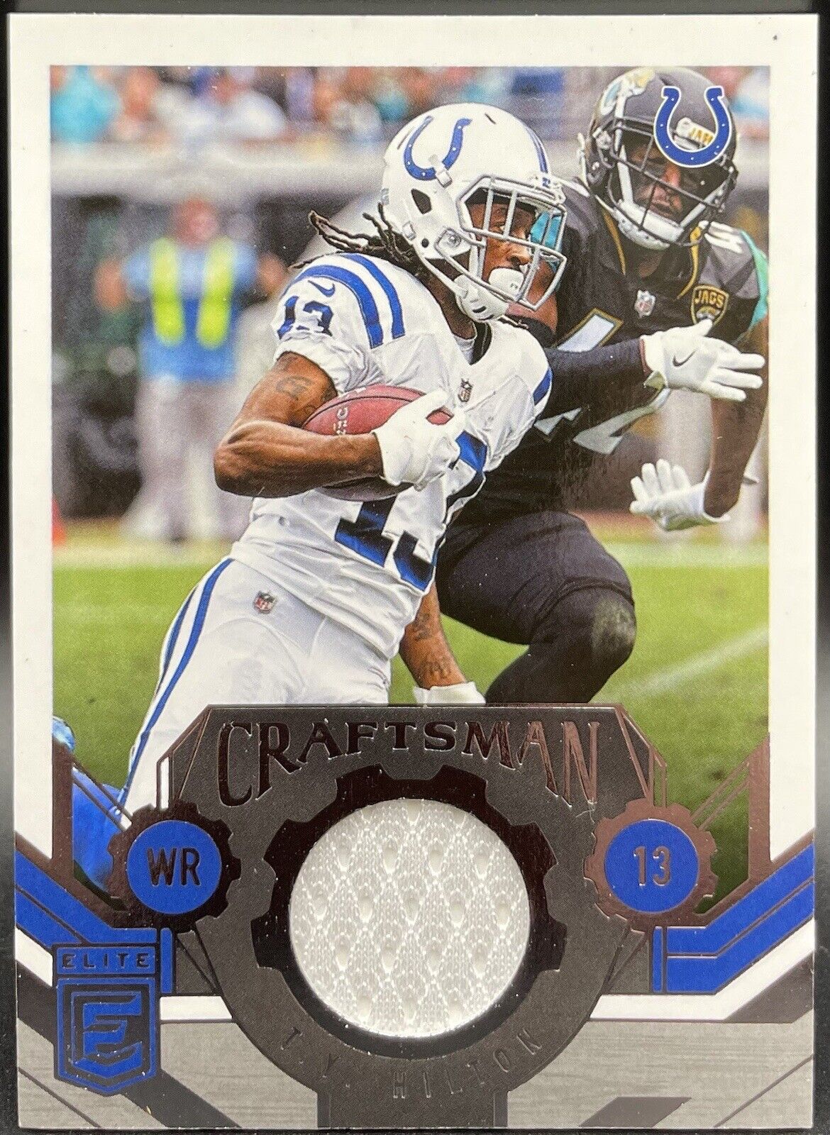 T.Y. Hilton 2018 Panini Donruss Elite #CJ-18 Patch Craftsman Indianapolis Colts