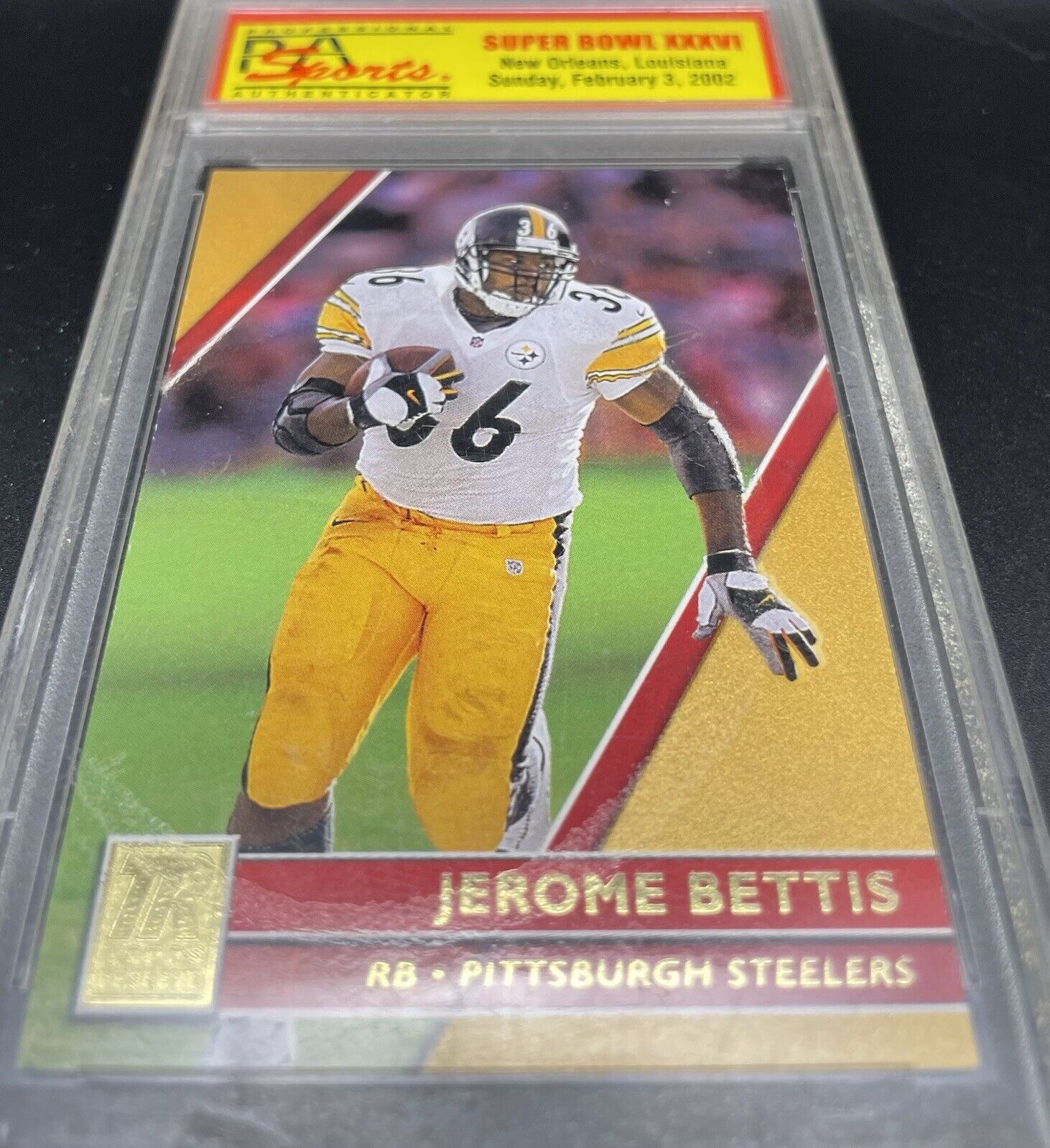 Jerome Bettis 2001 Topps #6 Pittsburgh Steelers PA Sports 