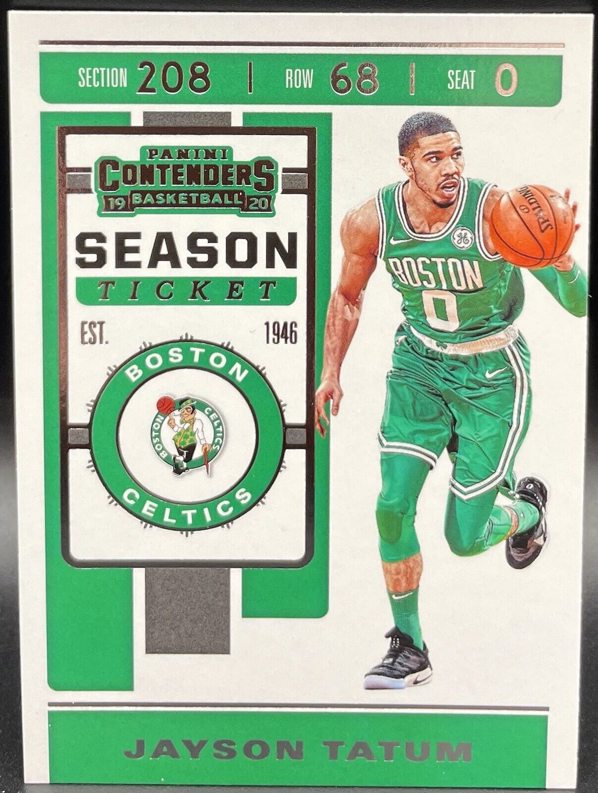 2019 Panini Contenders #43 Jayson Tatum    Boston Celtics