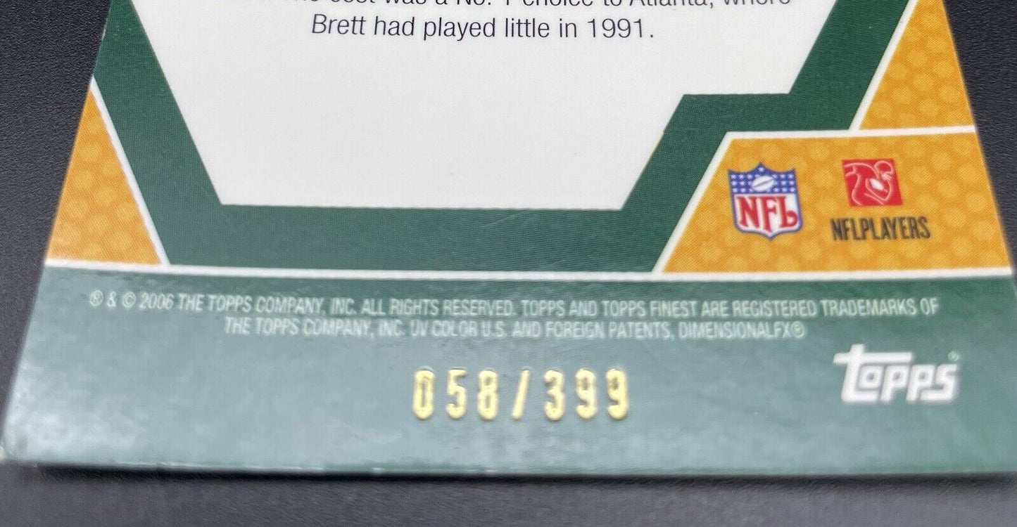 Brett Favre 2006 Topps Finest #BF1  / 399  Green Bay Packers